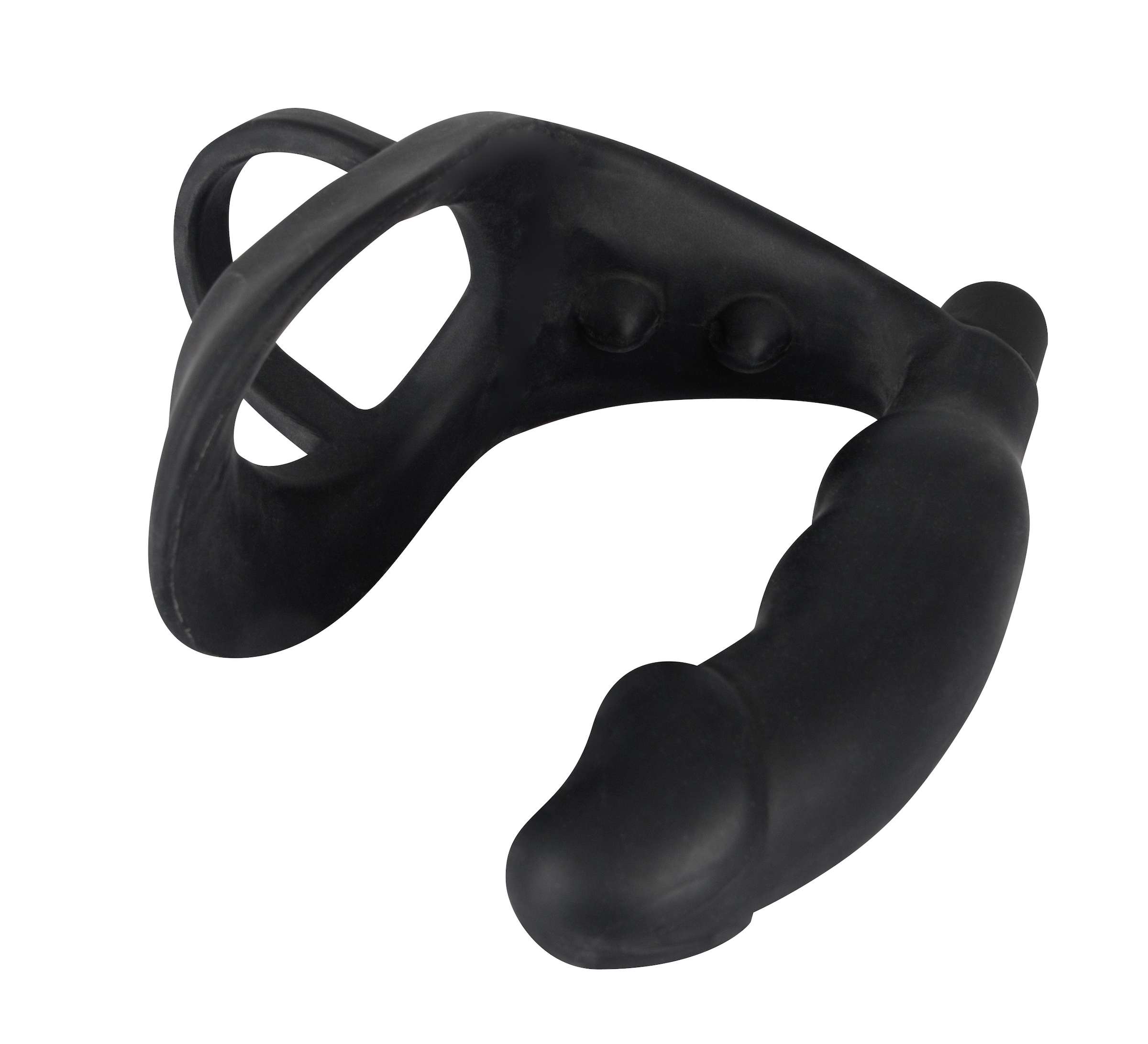 BLACK VELVETS Penisring »Penisring mit Plug mit Vibration Ring & Vibro Plug«