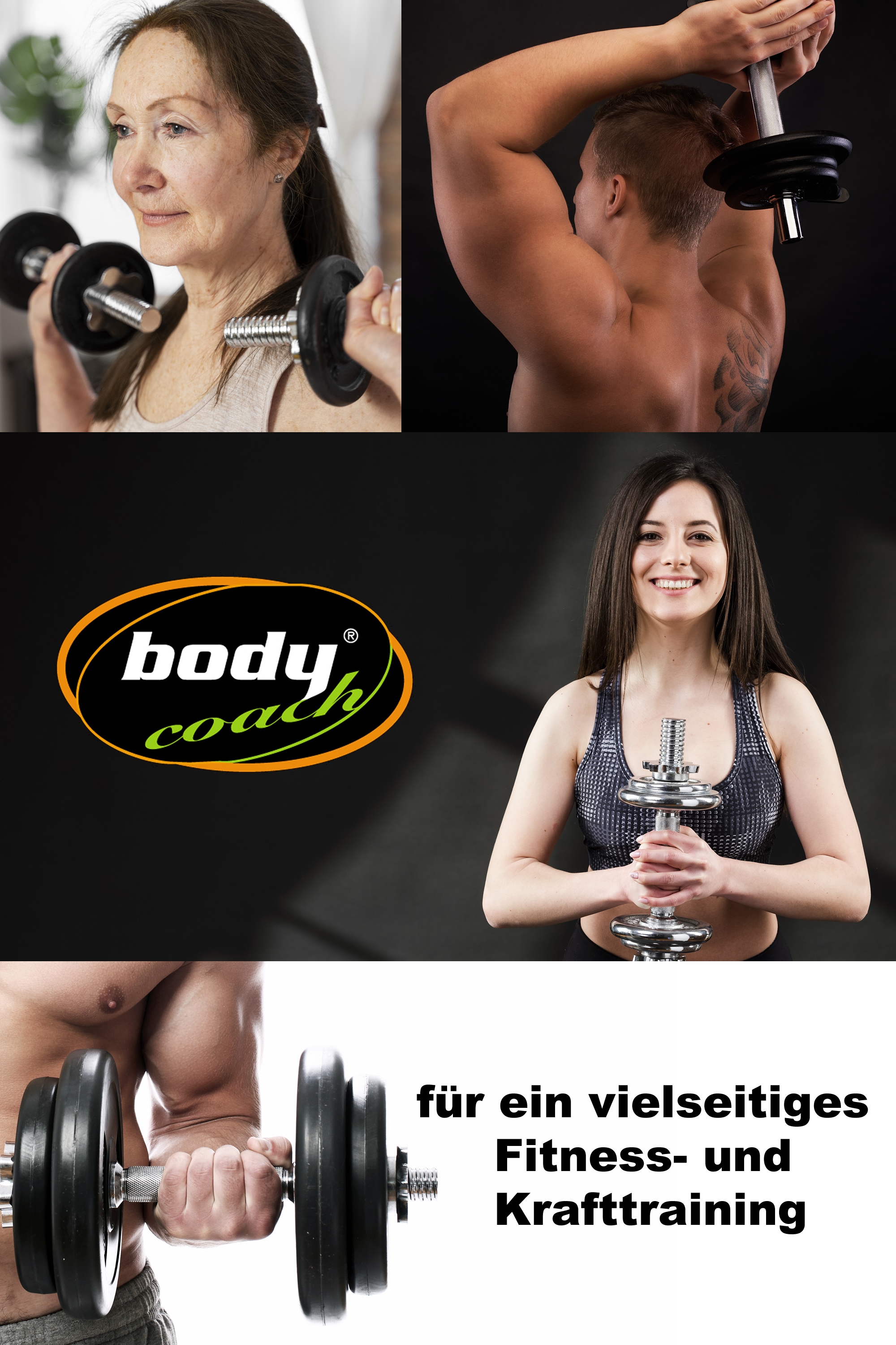 body coach Kurzhantelstange »Verchromt, 35 cm 14" für Standard Gewichte 30mm Innenmaß«, Stahl-Chrom, (3 tlg.), kreuzgerändelter Griff