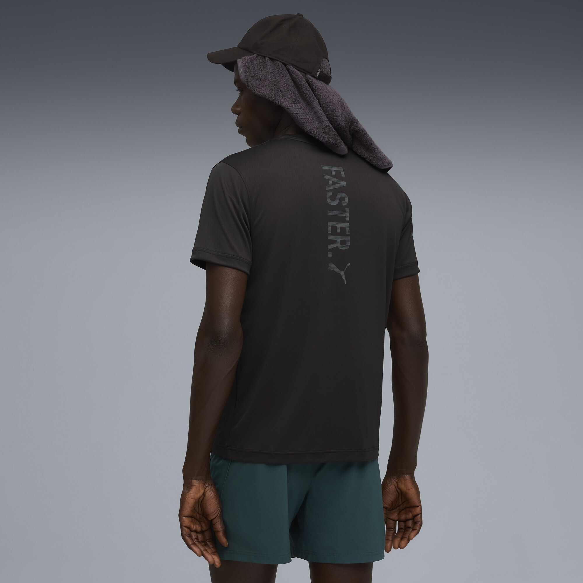 PUMA Laufshirt »Graphics Running Faster T-Shirt Herren«