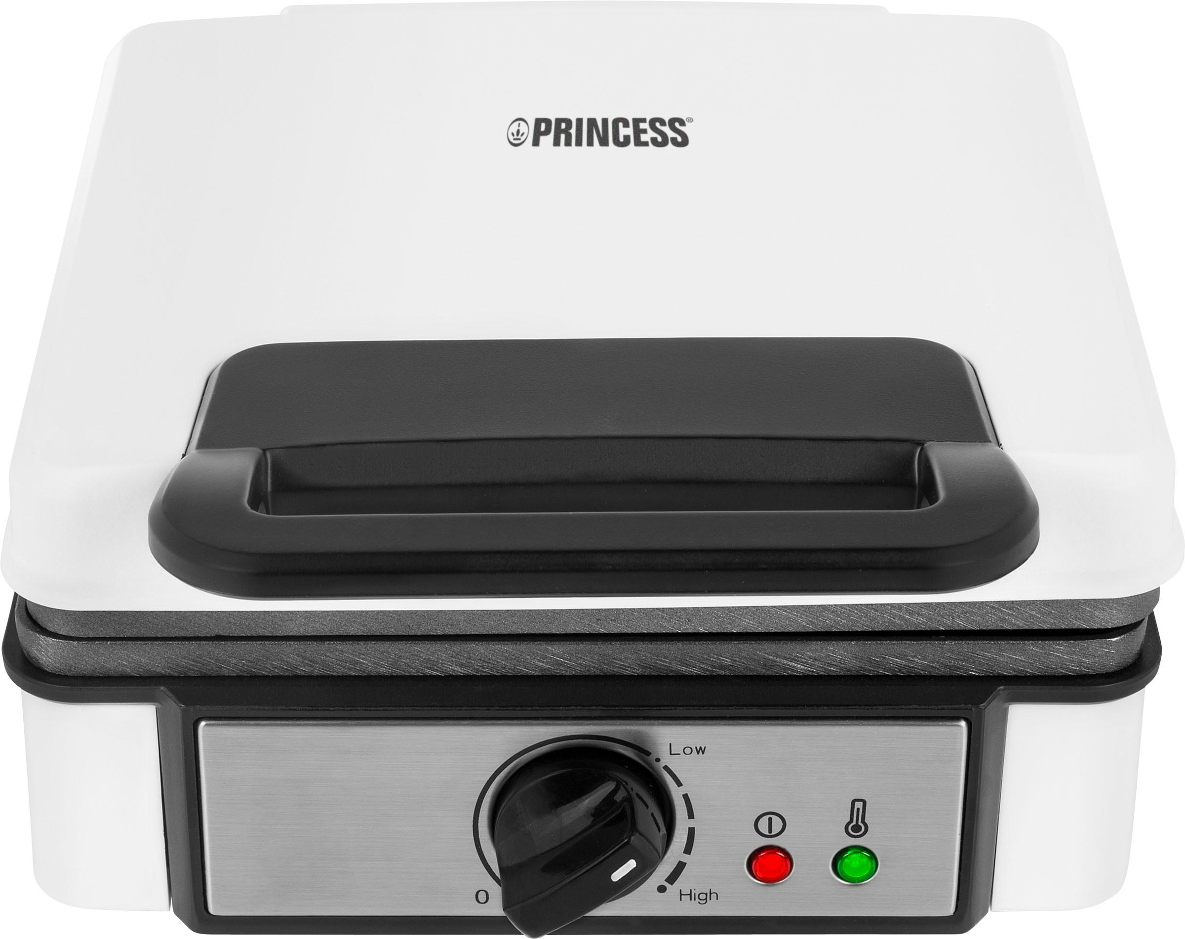 PRINCESS Waffeleisen »132397«, 1200 W, mit Antihaftbeschichtung/ 2 Belgische Waffeln gleichzeitig