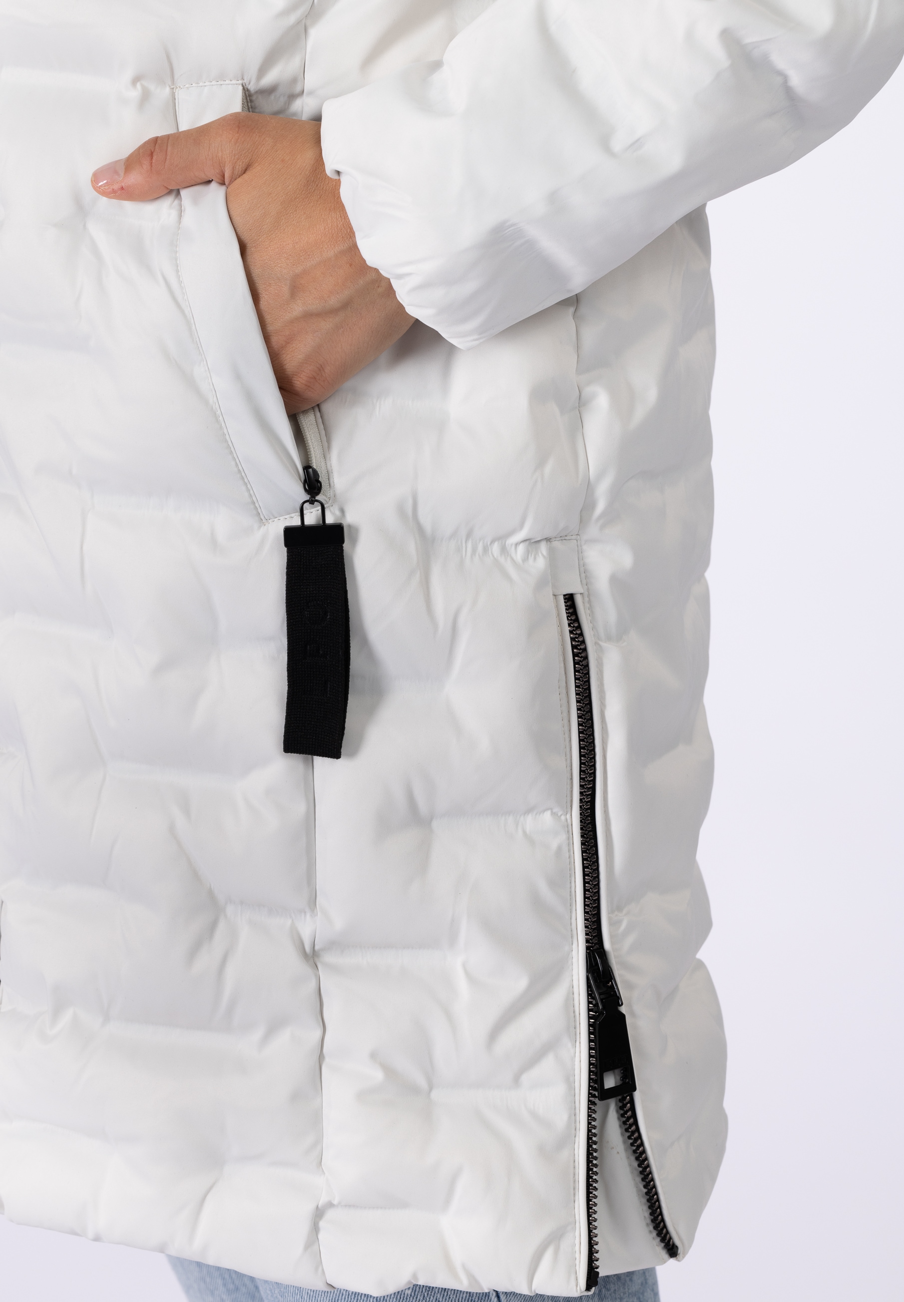 LPO Steppjacke »MARA II LONG«, auch in Großen Größen erhältlich