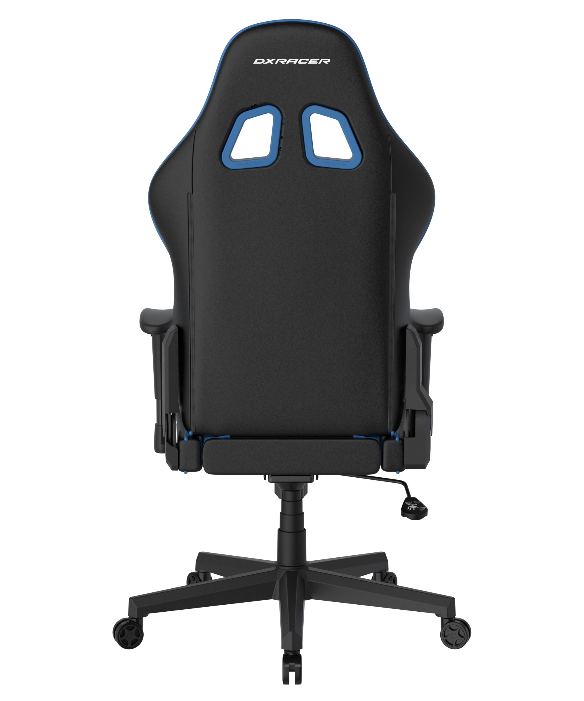DXRacer Gaming-Stuhl »Prince Gaming Chair Regular L, PVC, schwarz blau«