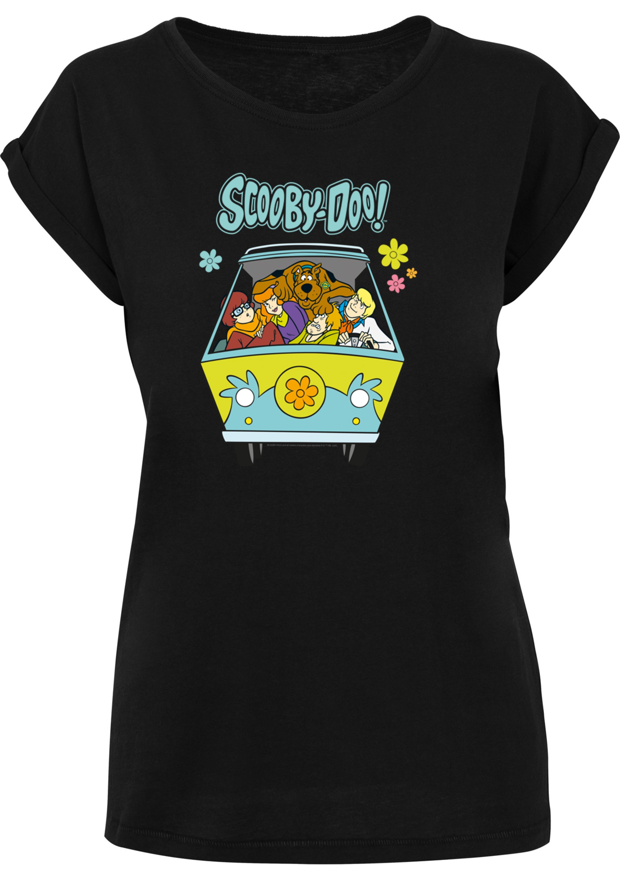 F4NT4STIC T-Shirt »Scooby Doo Mystery Machine Group«, Damen,Premium Merch,Regular-Fit,Kurze Ärmel,Bedruckt