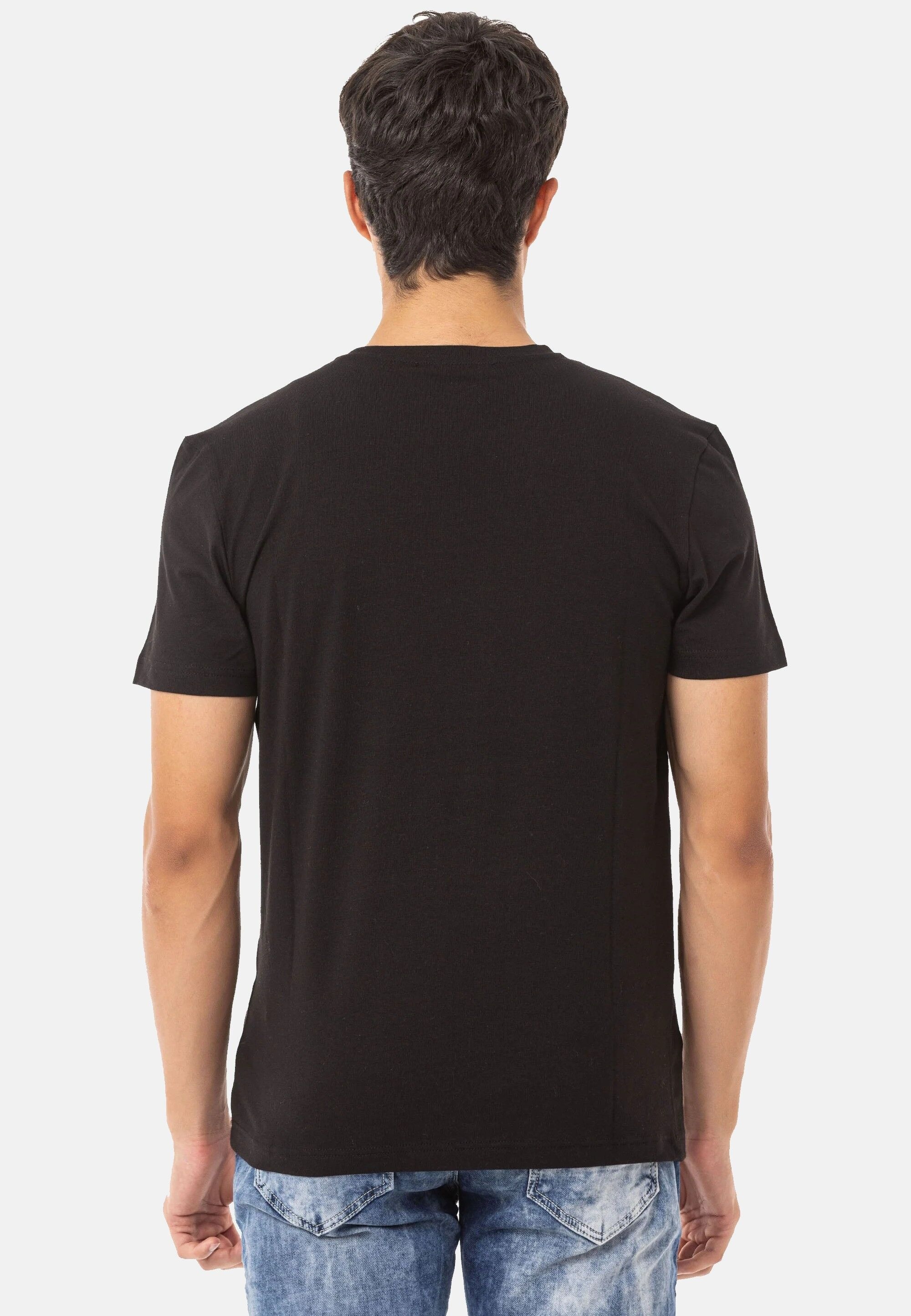 Cipo & Baxx T-Shirt »CT717« gerade geschnitten