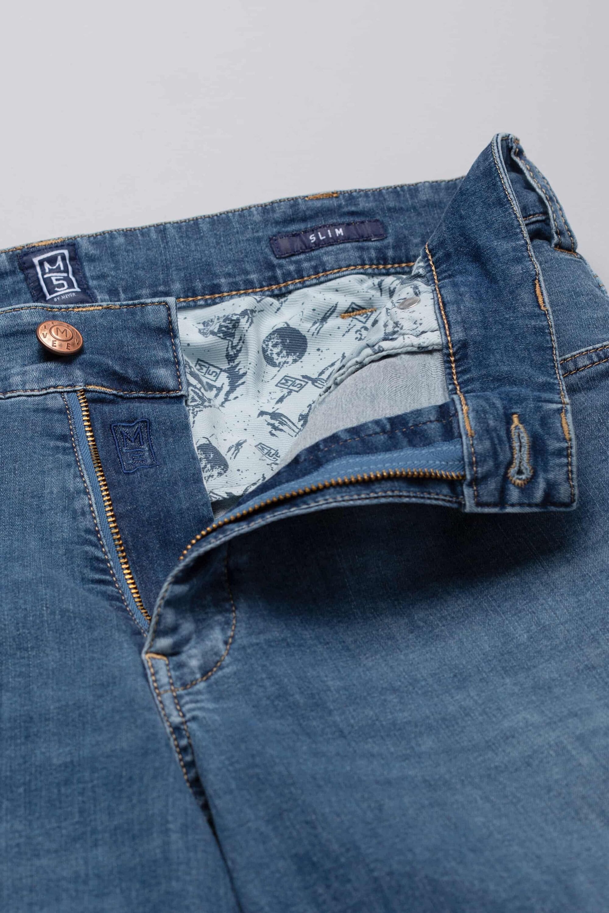 MEYER 5-Pocket-Jeans »Jeans« M5 Slim aus Bio-Baumwolle