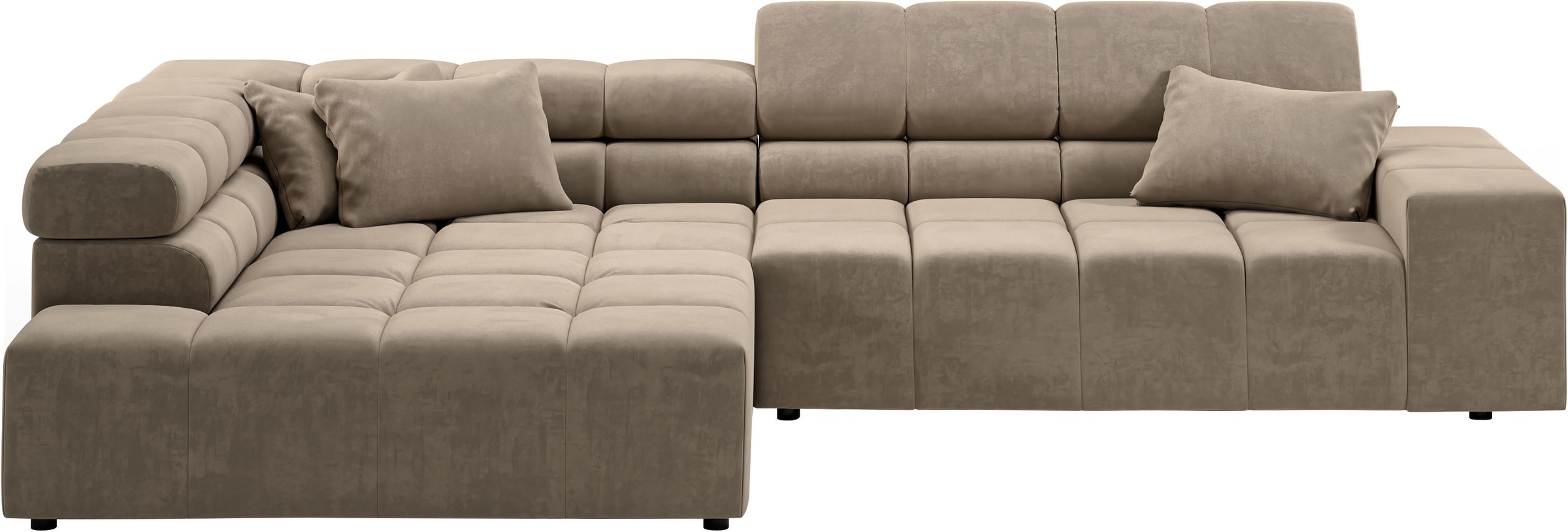 INOSIGN Ecksofa "Ancona incl. Kopfteilverstellung, Breite 319cm, L-Form", w günstig online kaufen