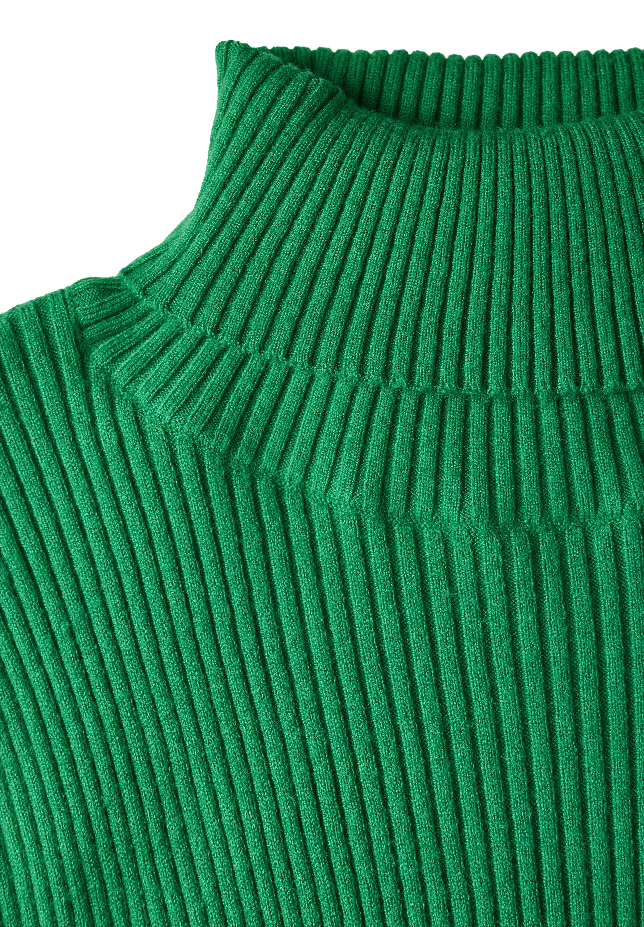 STREET ONE Rollkragenpullover, mit Rippstrick-Struktur