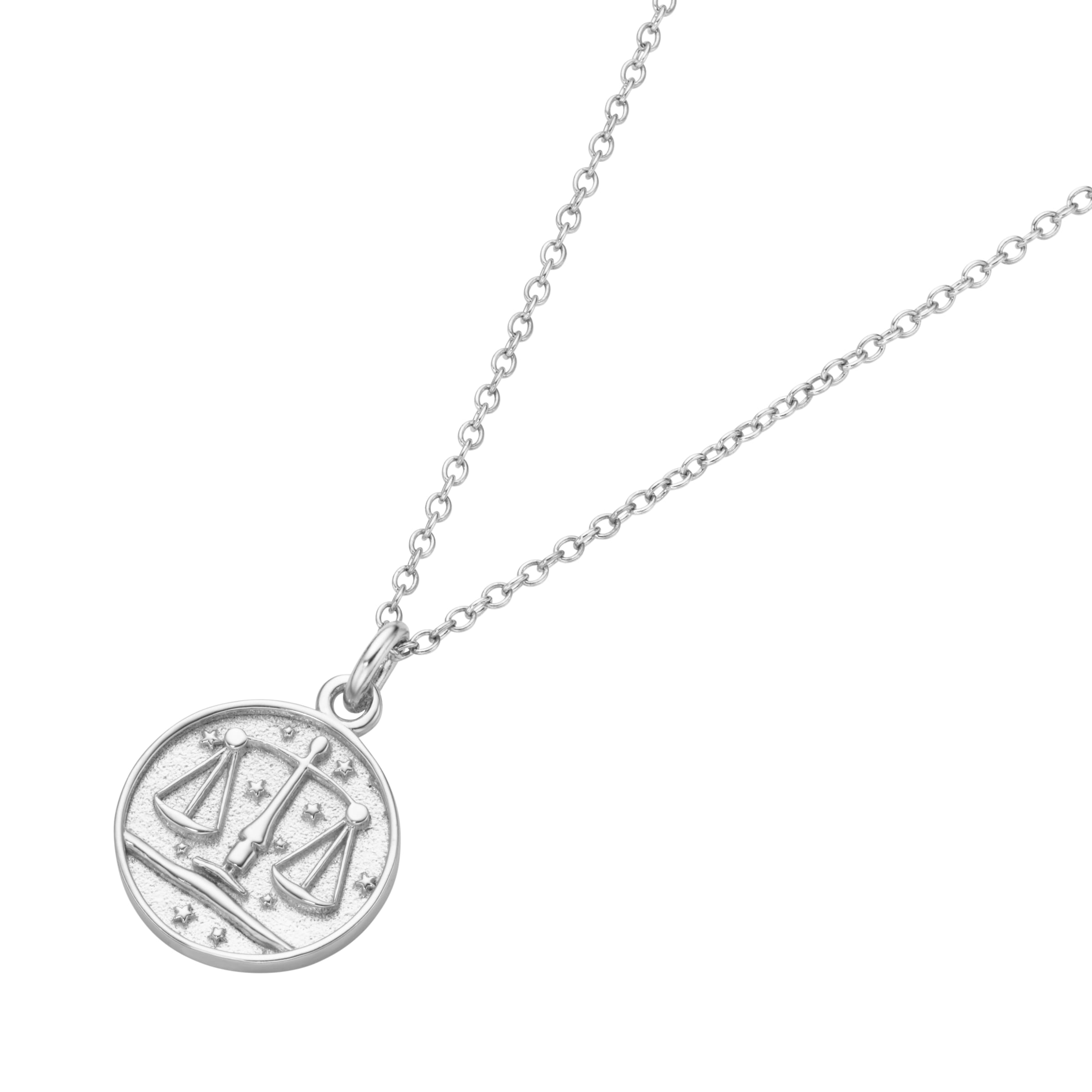 Smart Jewel Kette mit Anhänger »Anhänger, Sternzeichen Waage, Silber 925«