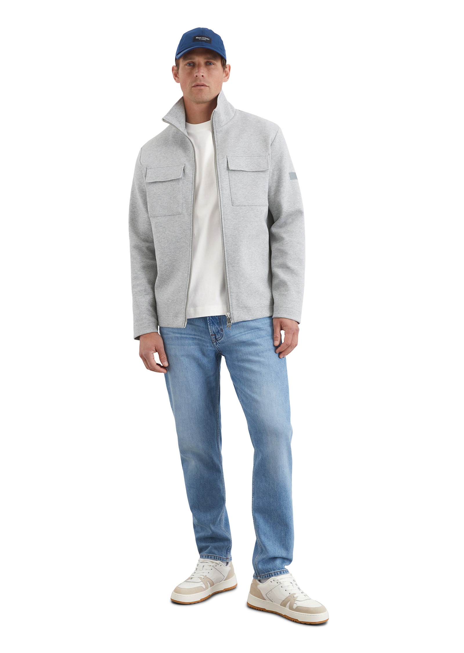 Marc O'Polo Sweatjacke »in hochwertigem Scuba-Interlock-Sweat«