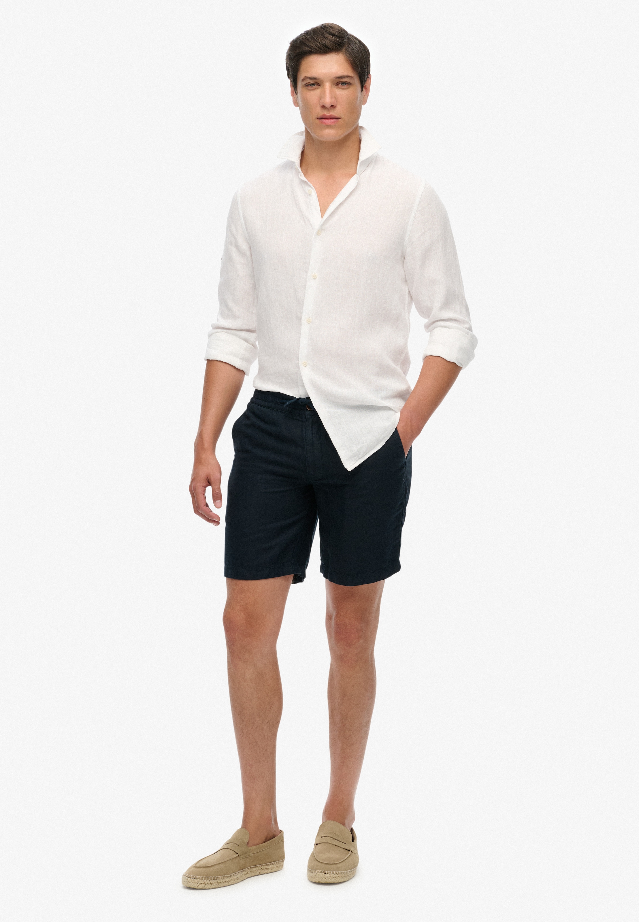 Superdry Shorts »MERCHANT LINEN SHORT«