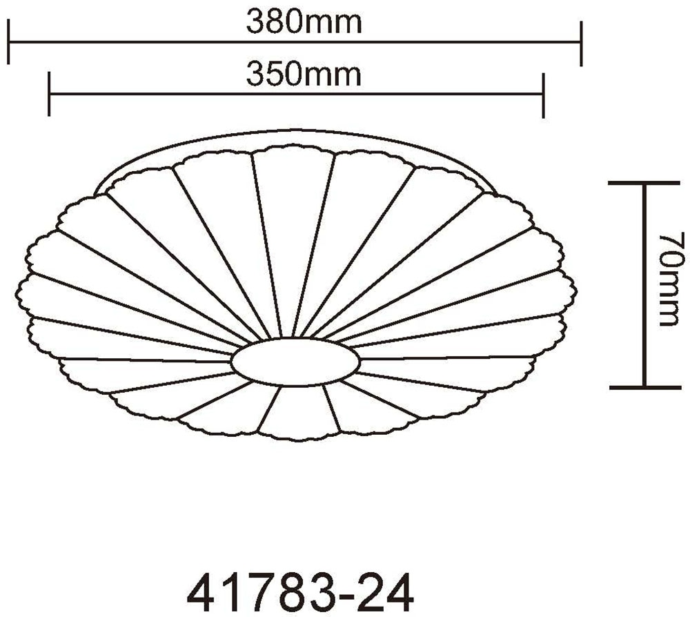 GLOBO LIGHTING LED Deckenleuchte »CAVENDISH«, Leuchtmittel LED-Modul | LED fest integriert, Deckenlampe/CCT 2700/4000/6000K/rund/Wohnzimmer/Schlafzimmer