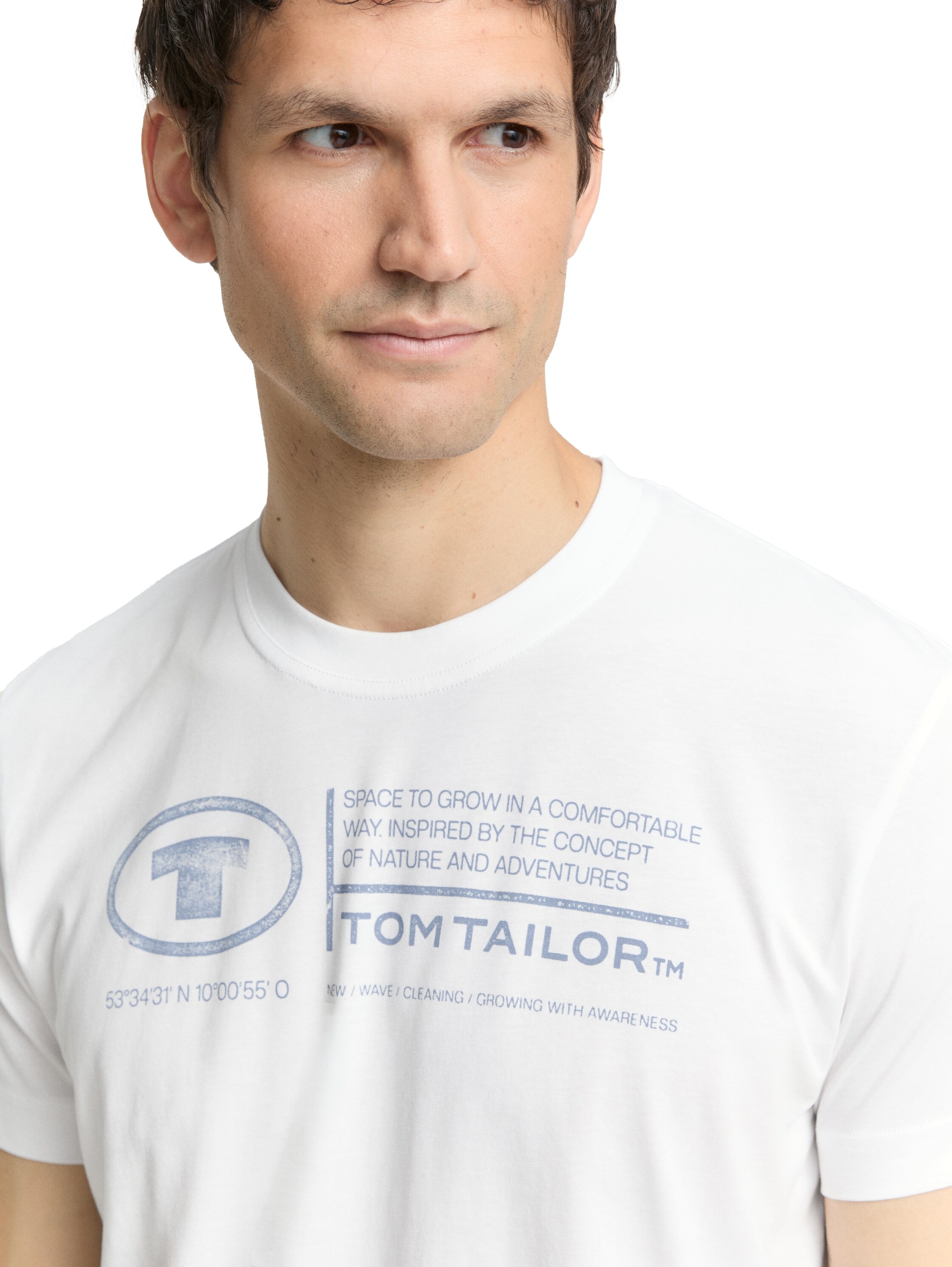 Thumbnail - TOM TAILOR Print-Shirt "Tom Tailor Herren T-Shirt Frontprint"