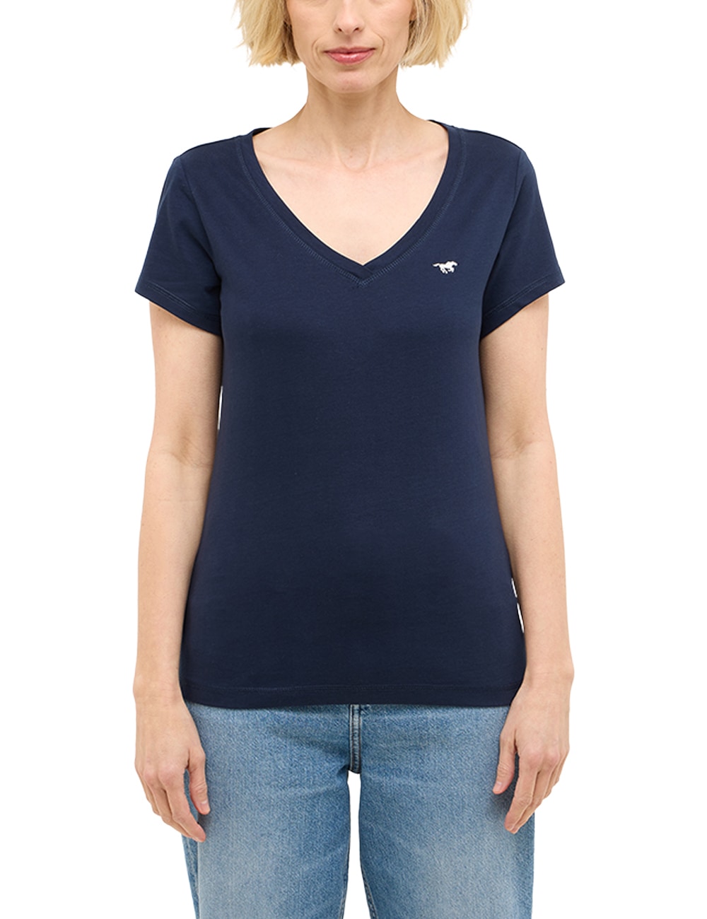 MUSTANG Kurzarmshirt »Damen Style Beverly«