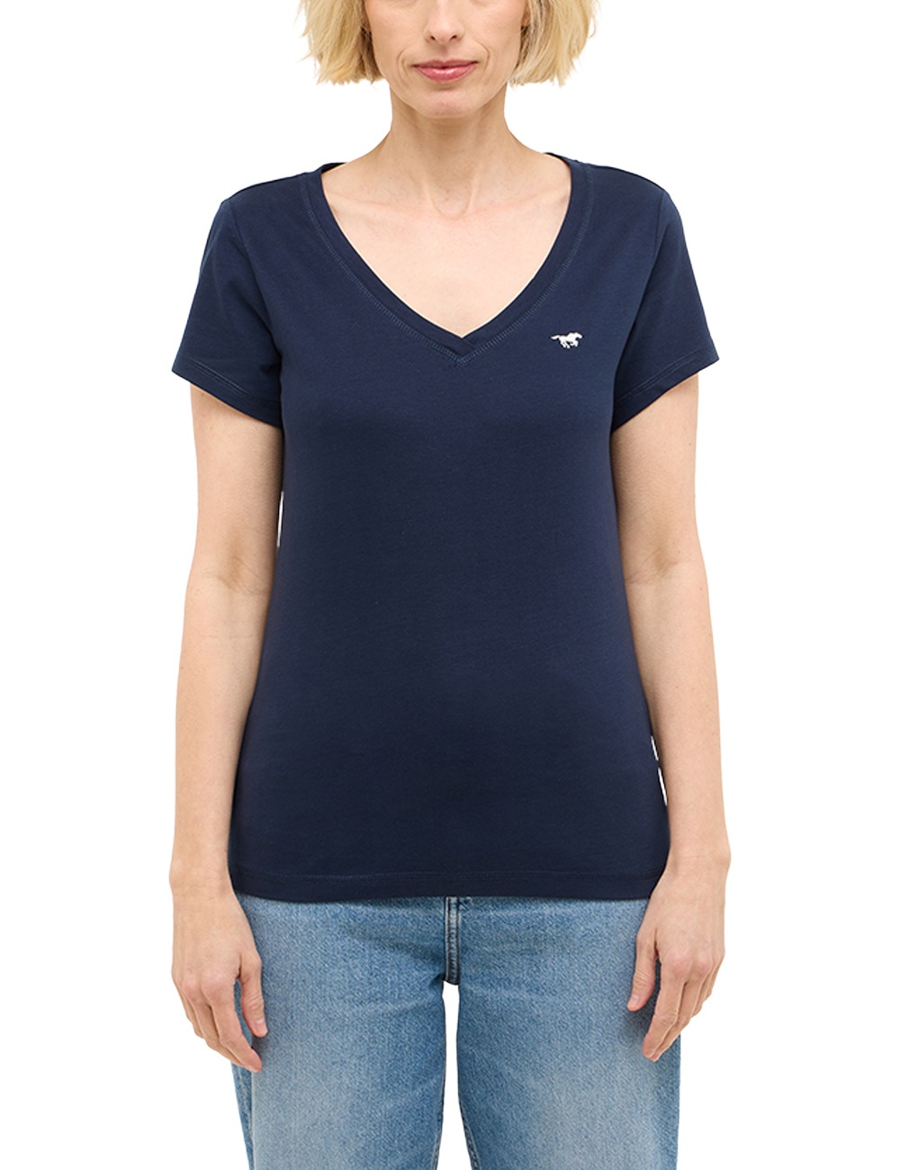 MUSTANG Kurzarmshirt "Damen Style Beverly" günstig online kaufen