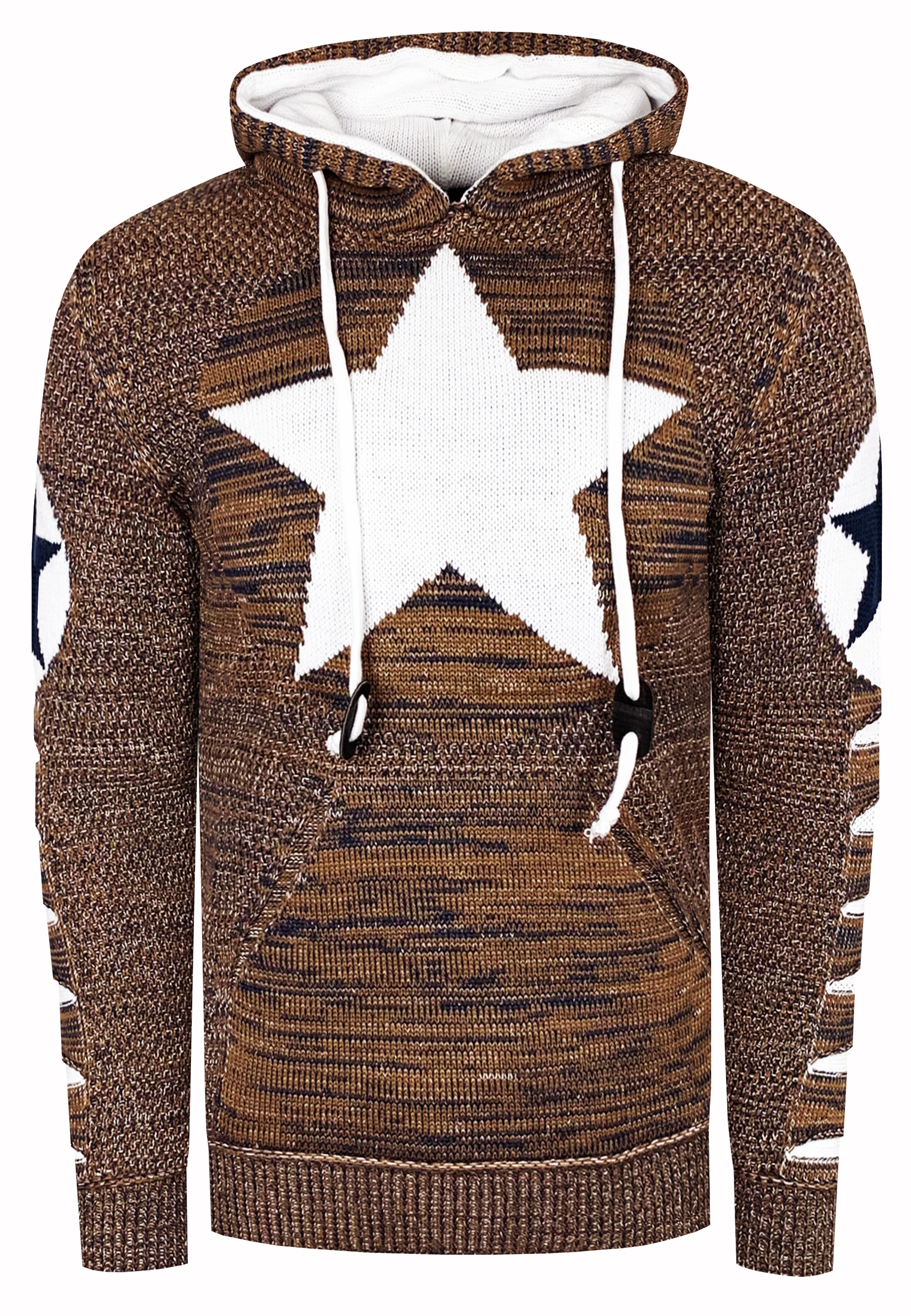 Rusty Neal Kapuzensweatshirt, mit großem Stern-Design