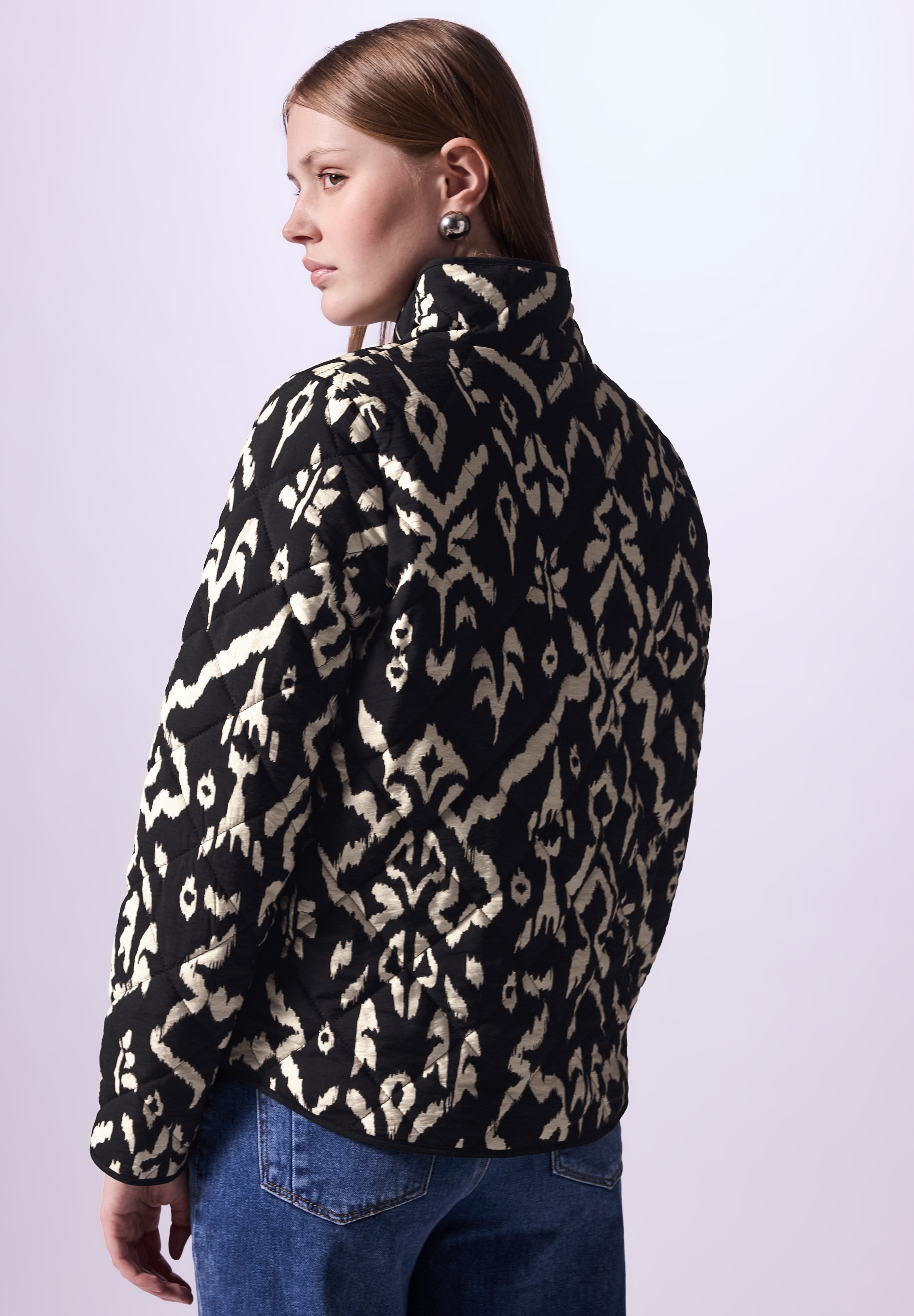 STREET ONE STUDIO Steppjacke, ohne Kapuze, mit Stehkragen