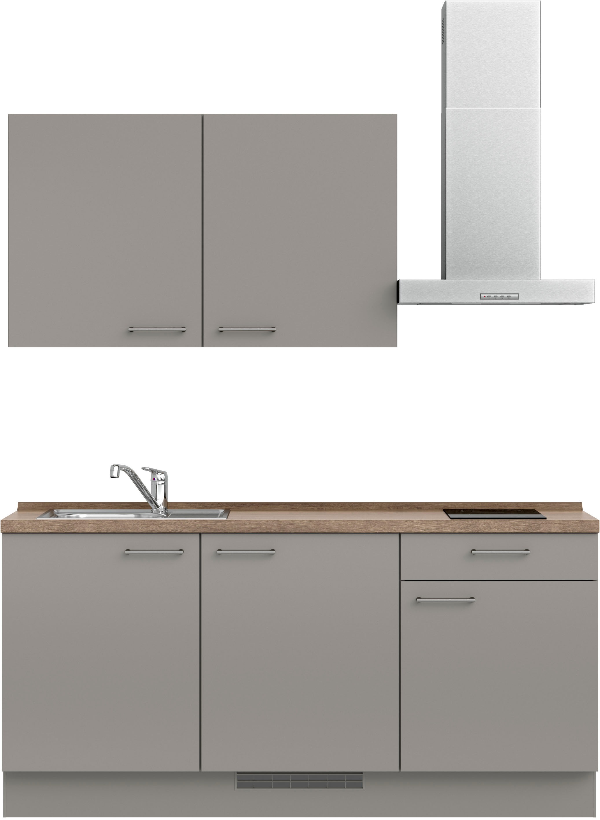 nobilia Küchenzeile ""Laser I",Ausrichtung wählbar, Breite 180 cm" vormonti günstig online kaufen