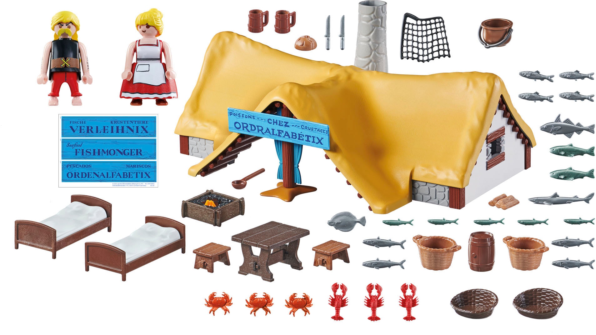 Playmobil® Konstruktions-Spielset »Hütte des Verleihnix (71266), Asterix«, (73 St.), Made in Germany