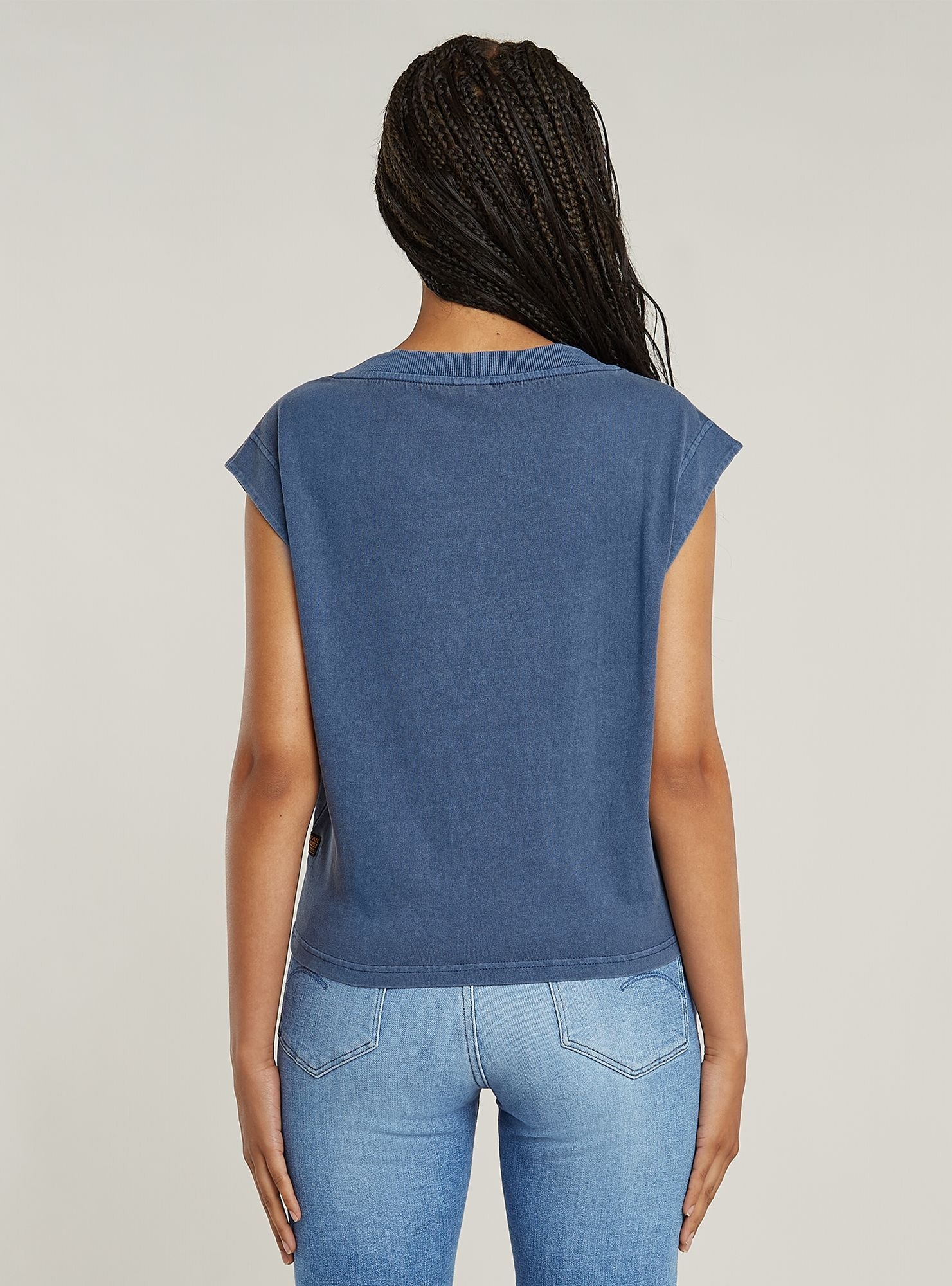 G-STAR T-Shirt "Mini G-Script Logo Overdyed Top" günstig online kaufen