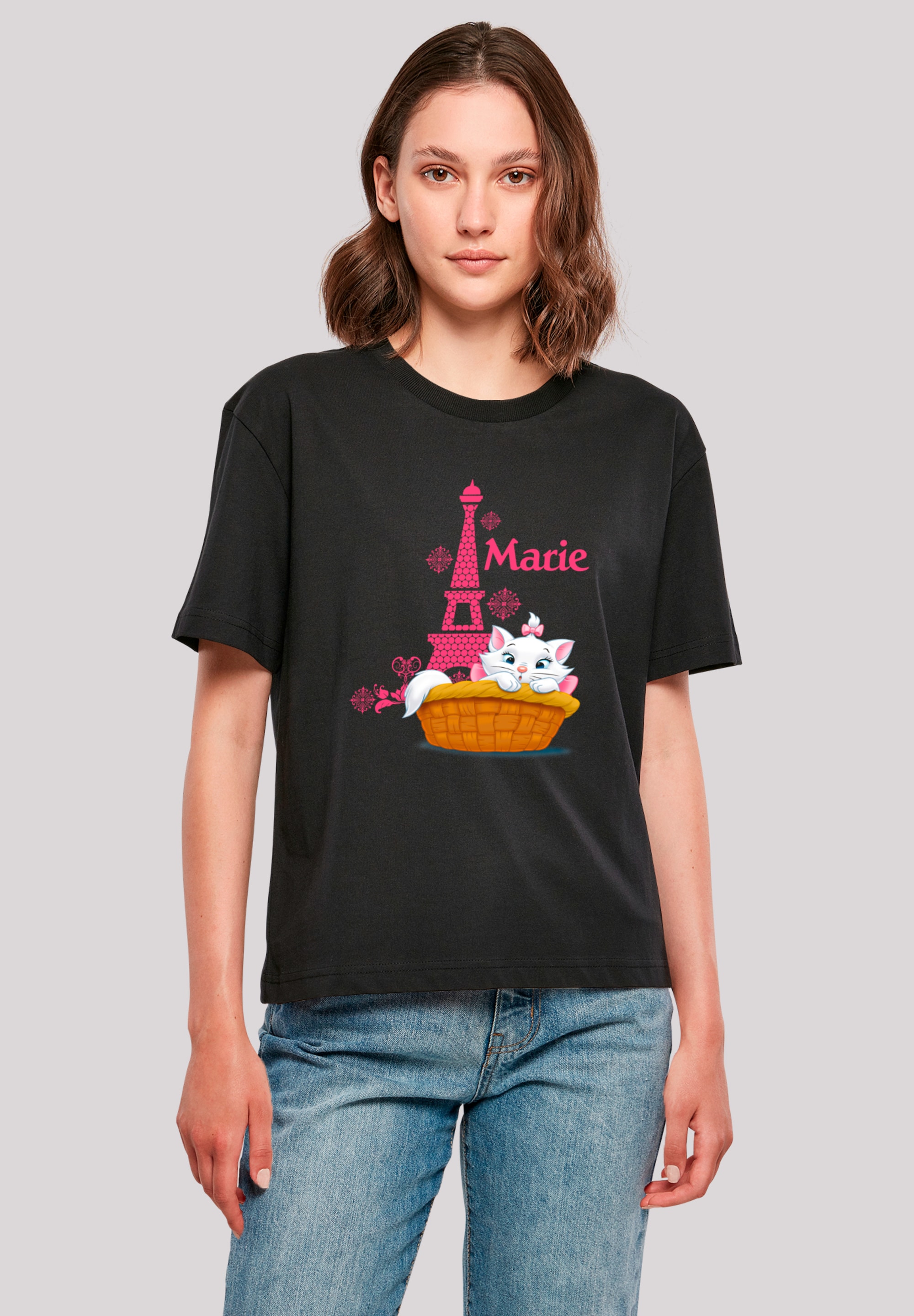 F4NT4STIC T-Shirt "Disney Aristocats Marie Eiffel tower Basket", Premium Qu günstig online kaufen