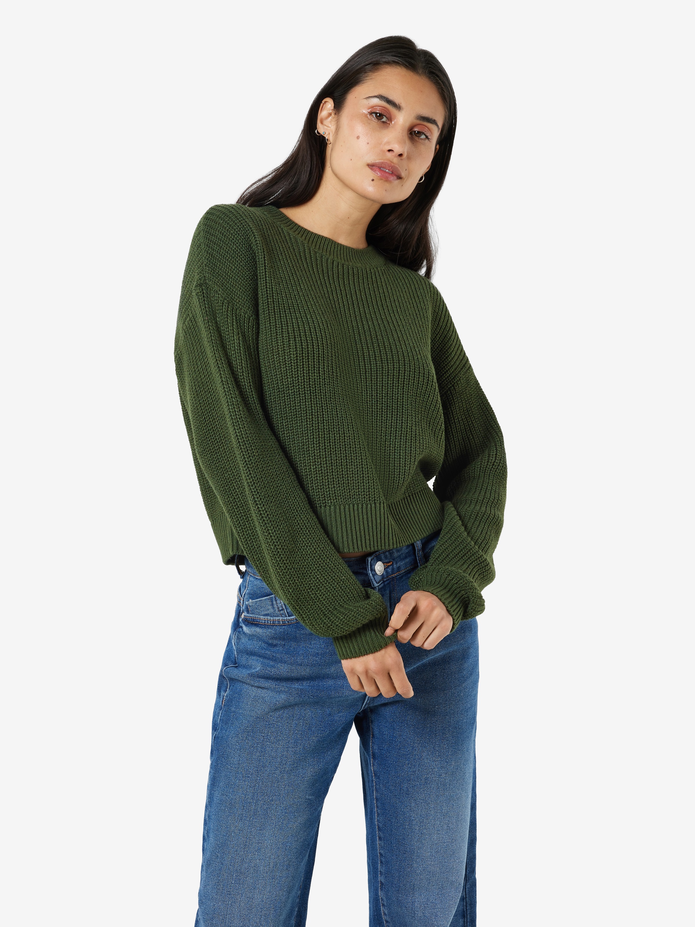 Noisy may Rundhalspullover "NMMAYSA L/S O-NECK KNIT NOOS" günstig online kaufen