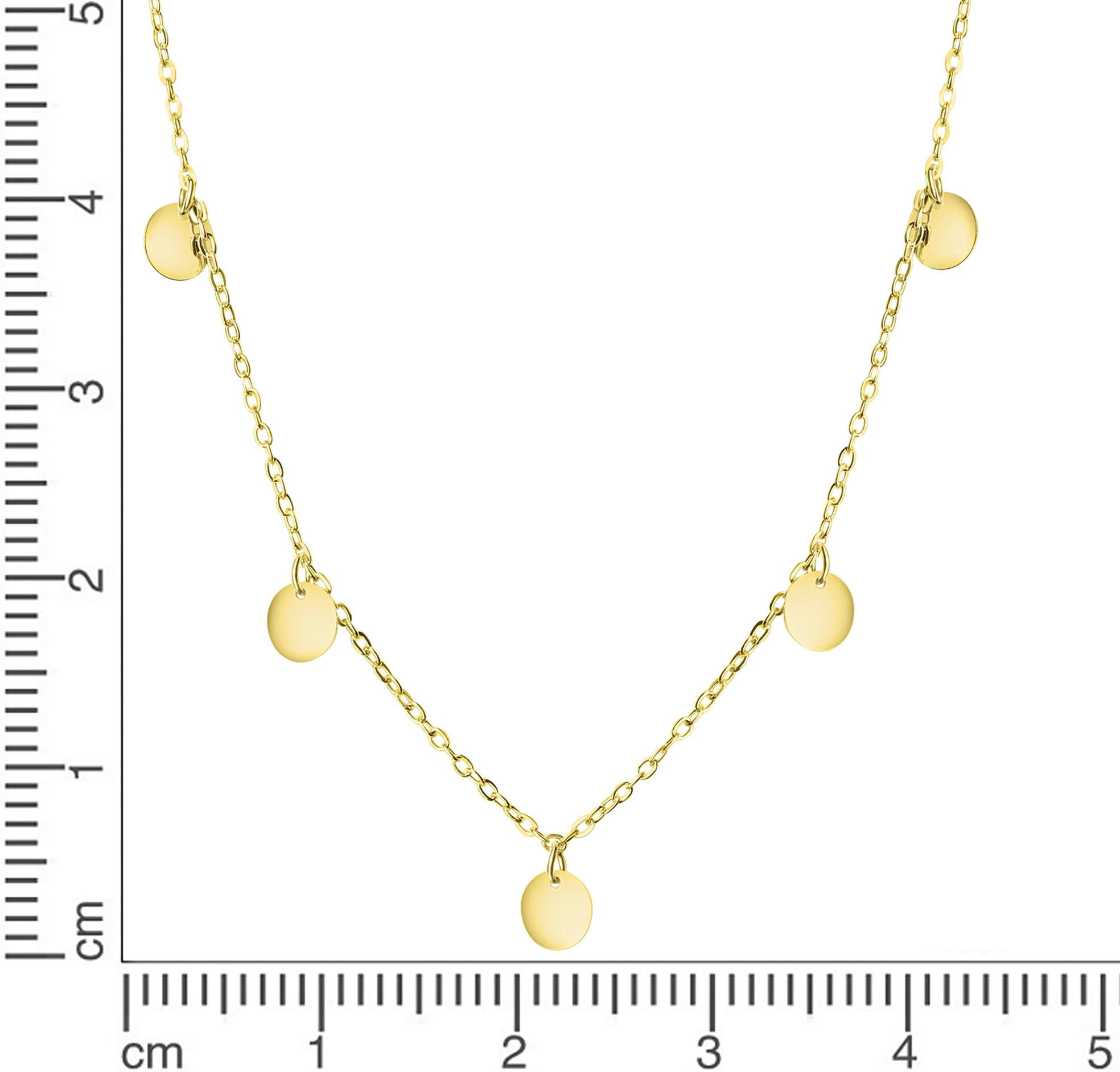 Firetti Kette mit Anhänger »Schmuck Geschenk Silber 925 Halsschmuck Halskette Plättchen«