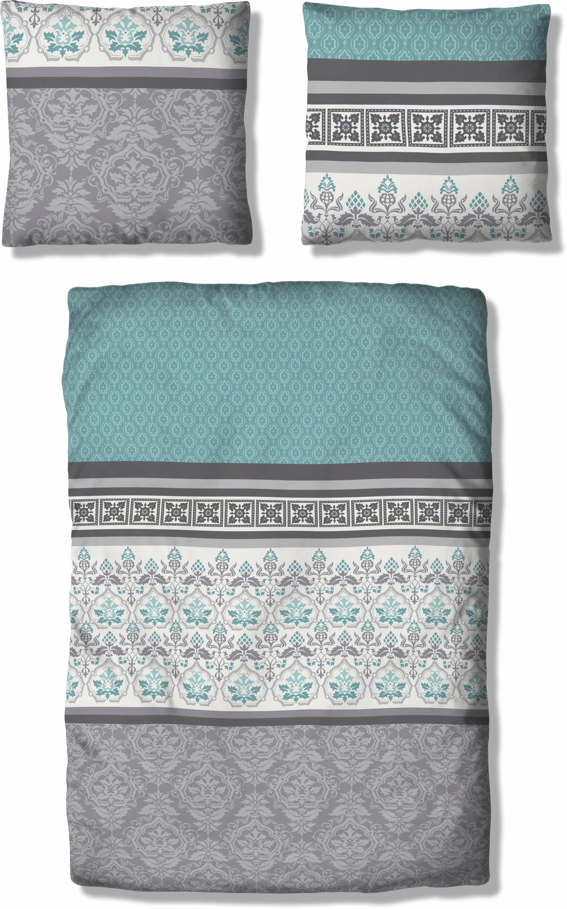 Home affaire Bettwäsche »Cremona in PolyCotton Winter Qualität, Renforcé, Landhausstil«, & und tlg.) | BAUR bestellen (Flanell) Biber im Sommer, (2 Ornamente, romantisch, geeignet verspielte