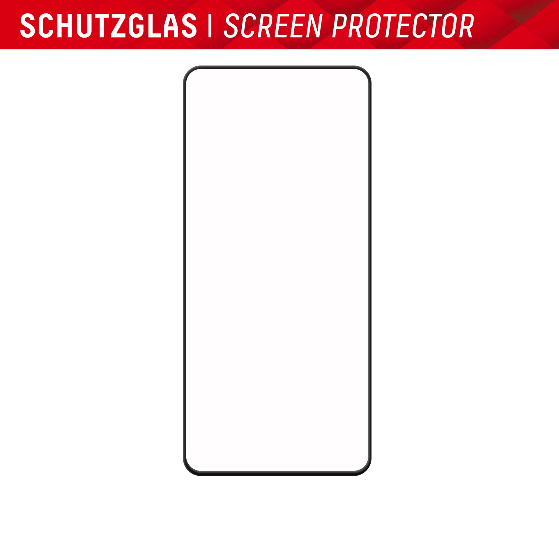 Displex Displayschutzglas »Real Glass Full Cover«, Displayschutzfolie, Schutzfolie, Bildschirmschutz, kratz- & stoßfest