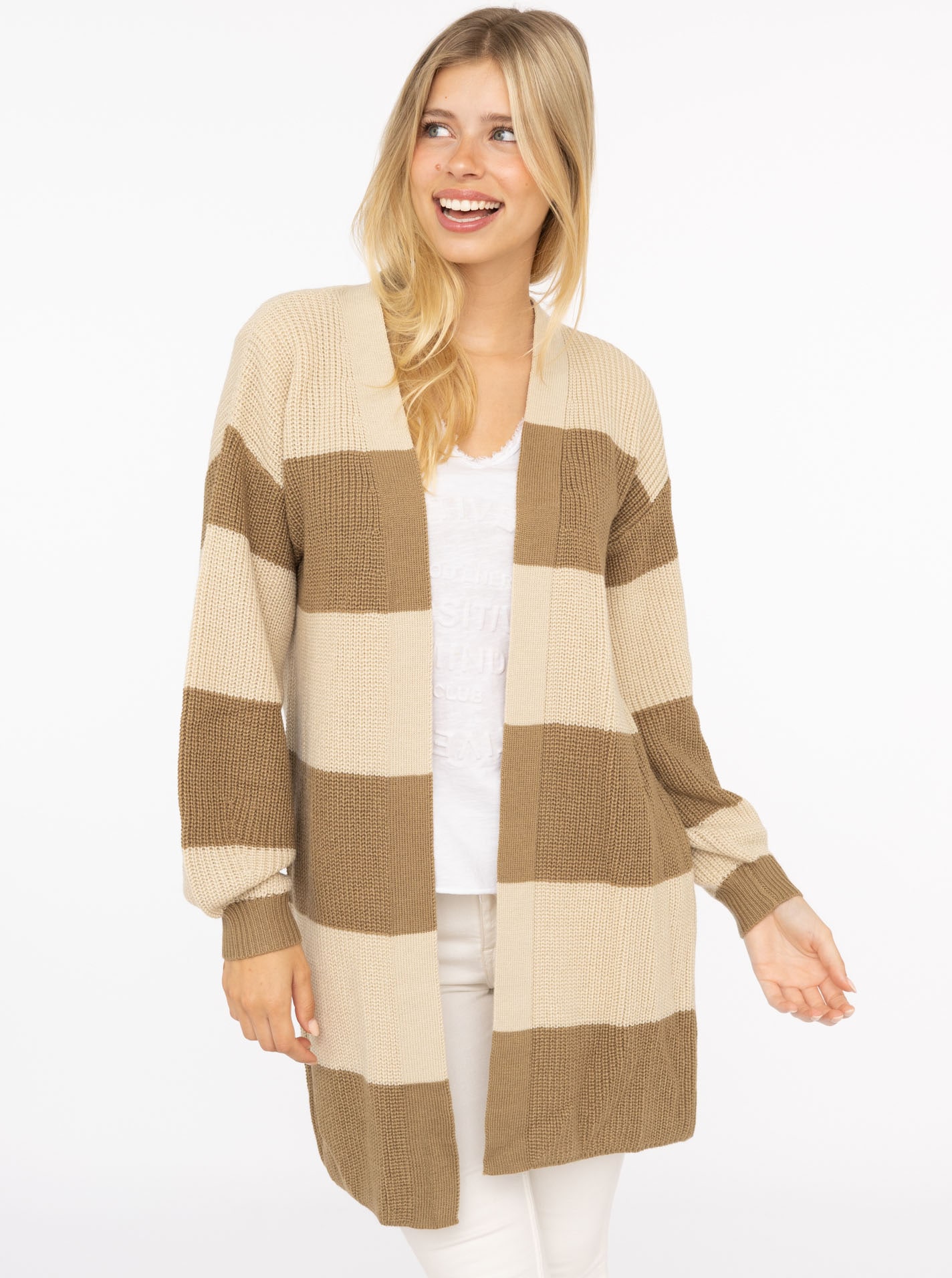 Zwillingsherz Strickjacke ""Katja"", mit Wollanteil, One Size günstig online kaufen