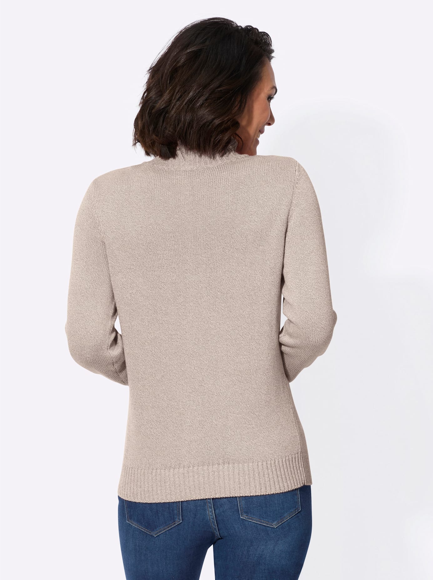 Casual Looks Strickpullover »Stehkragen-Pullover«