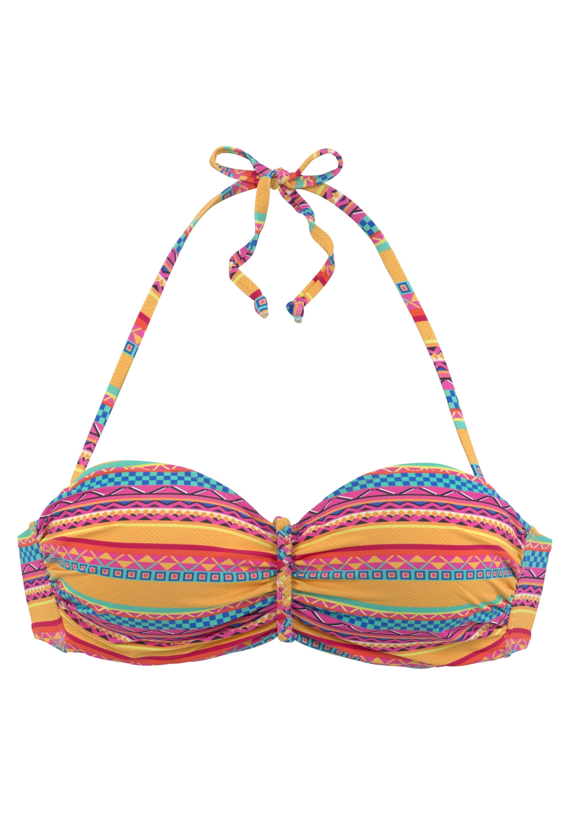 Buffalo Bandeau-Bikini-Top »Lux«, mit Flechtdetail