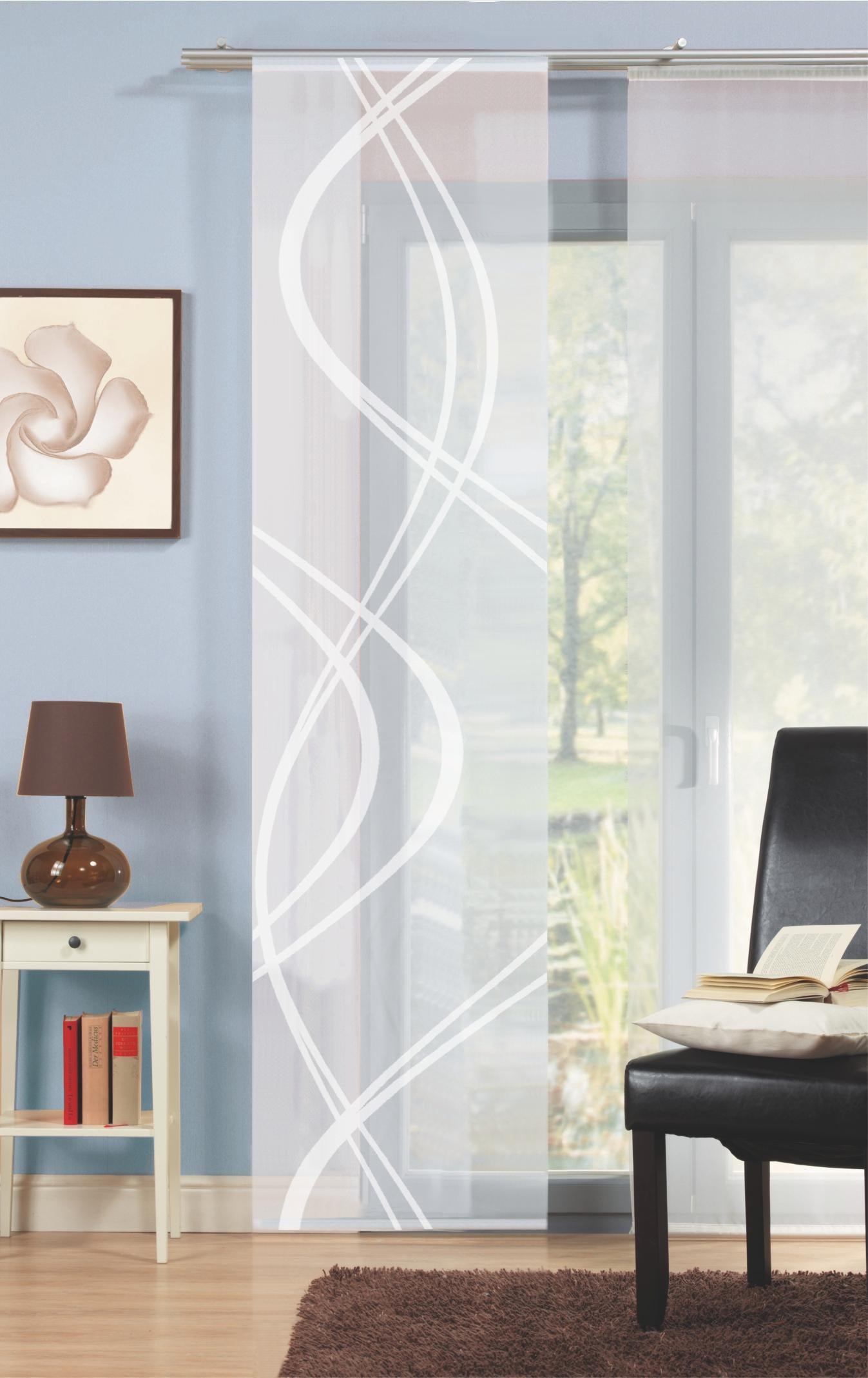 HOME WOHNIDEEN Schiebegardine "TIBERIO" Paneelwagen 1 Stk. tlg. HxB: 245x60 günstig online kaufen