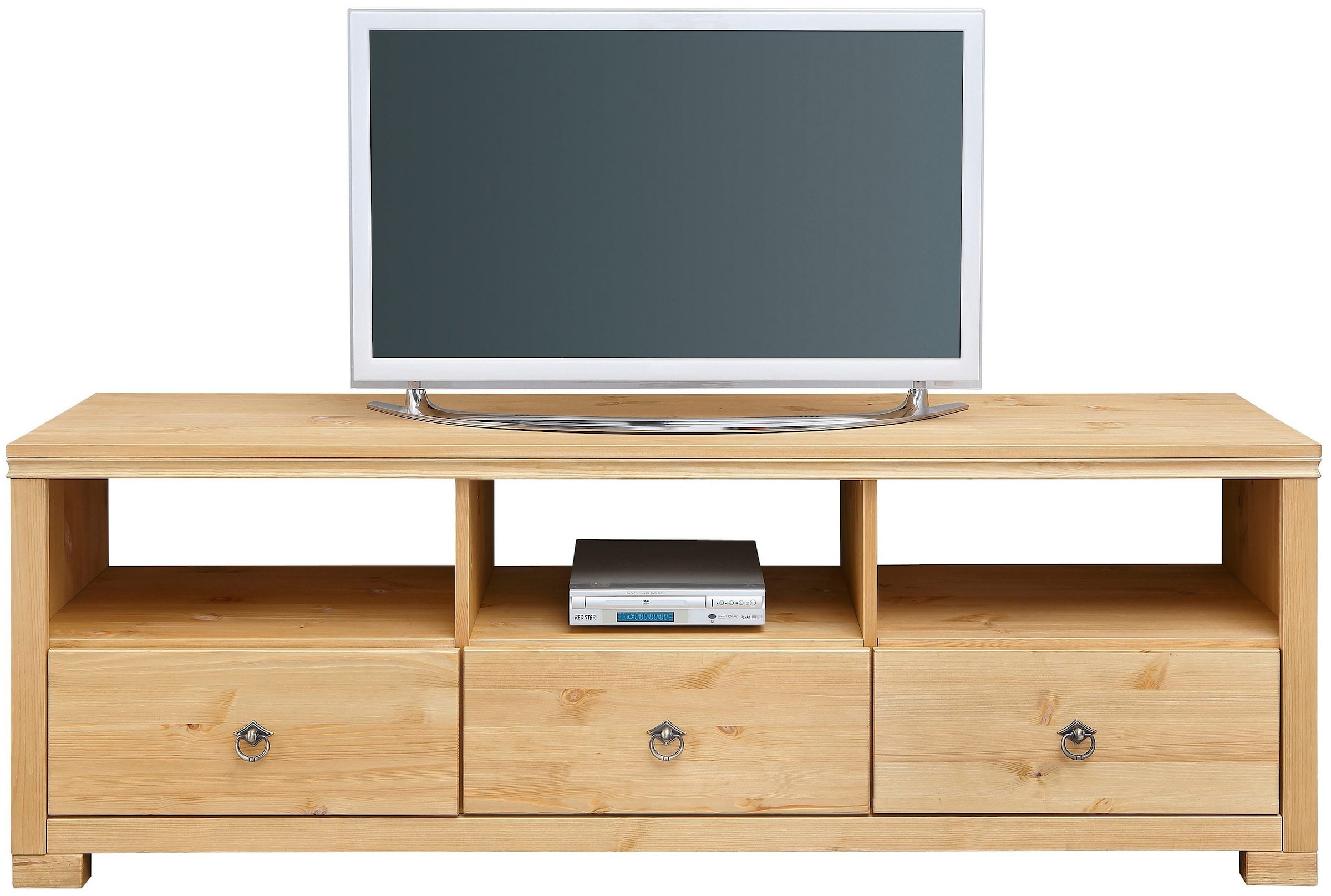 Home affaire Wohnwand »Gotland« Set, 3 Stk. tlg. bestehend aus 1 Highboard, 1 TV-Lowboard und 1 Vitrine
