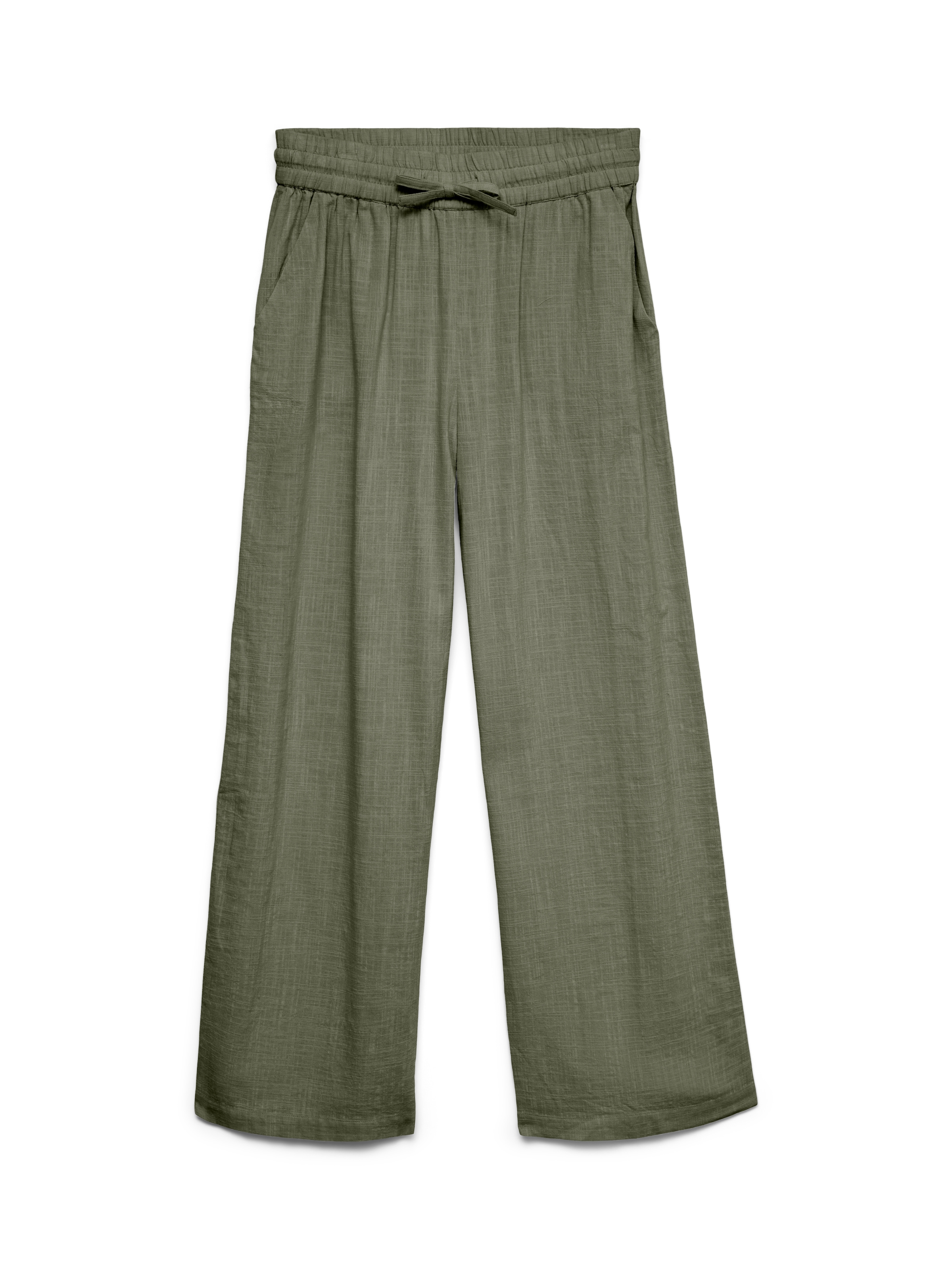 Vero Moda Schlupfhose »VMCAIA MW WIDE PANT WVN NOOS«  Baumwollmischung, oversize, mit Leinen