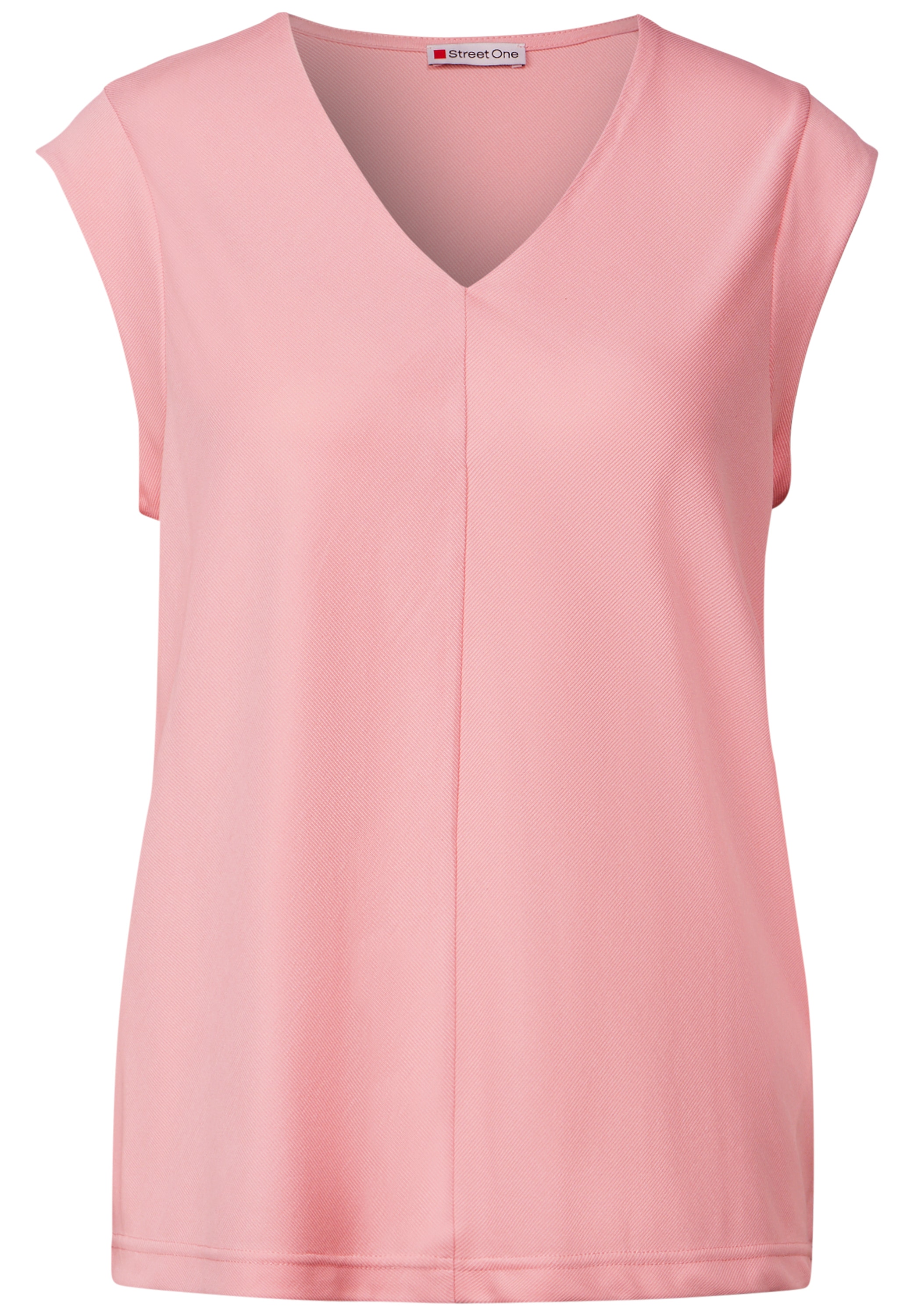 STREET ONE Shirttop, im Silk-Look