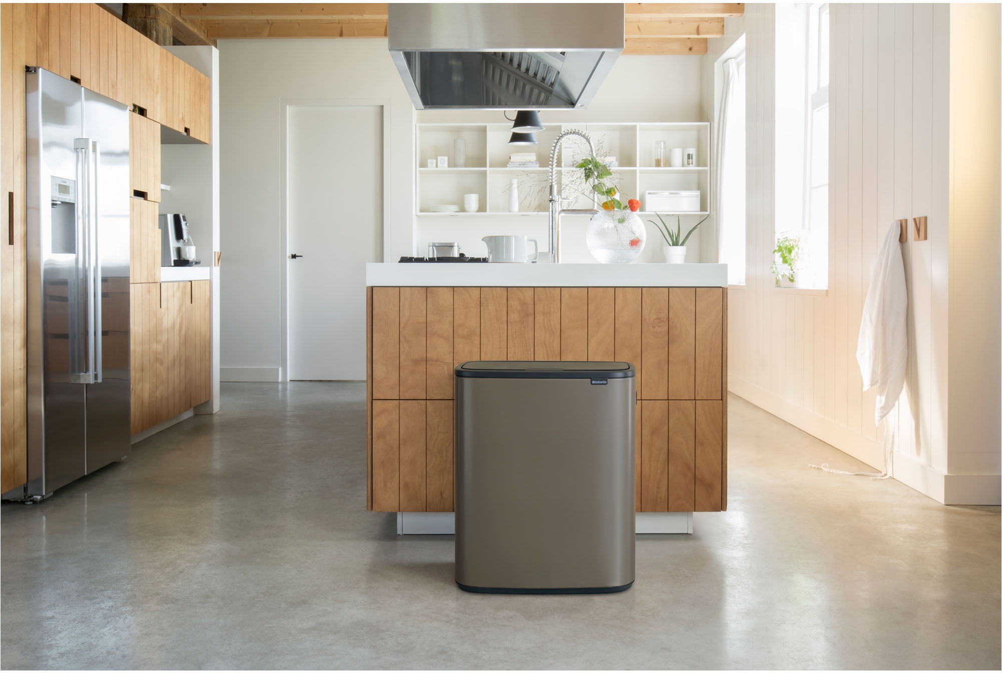 Brabantia Mülleimer "Bo Touch Bin, 60L" Soft-Touch-Öffnungssystem günstig online kaufen
