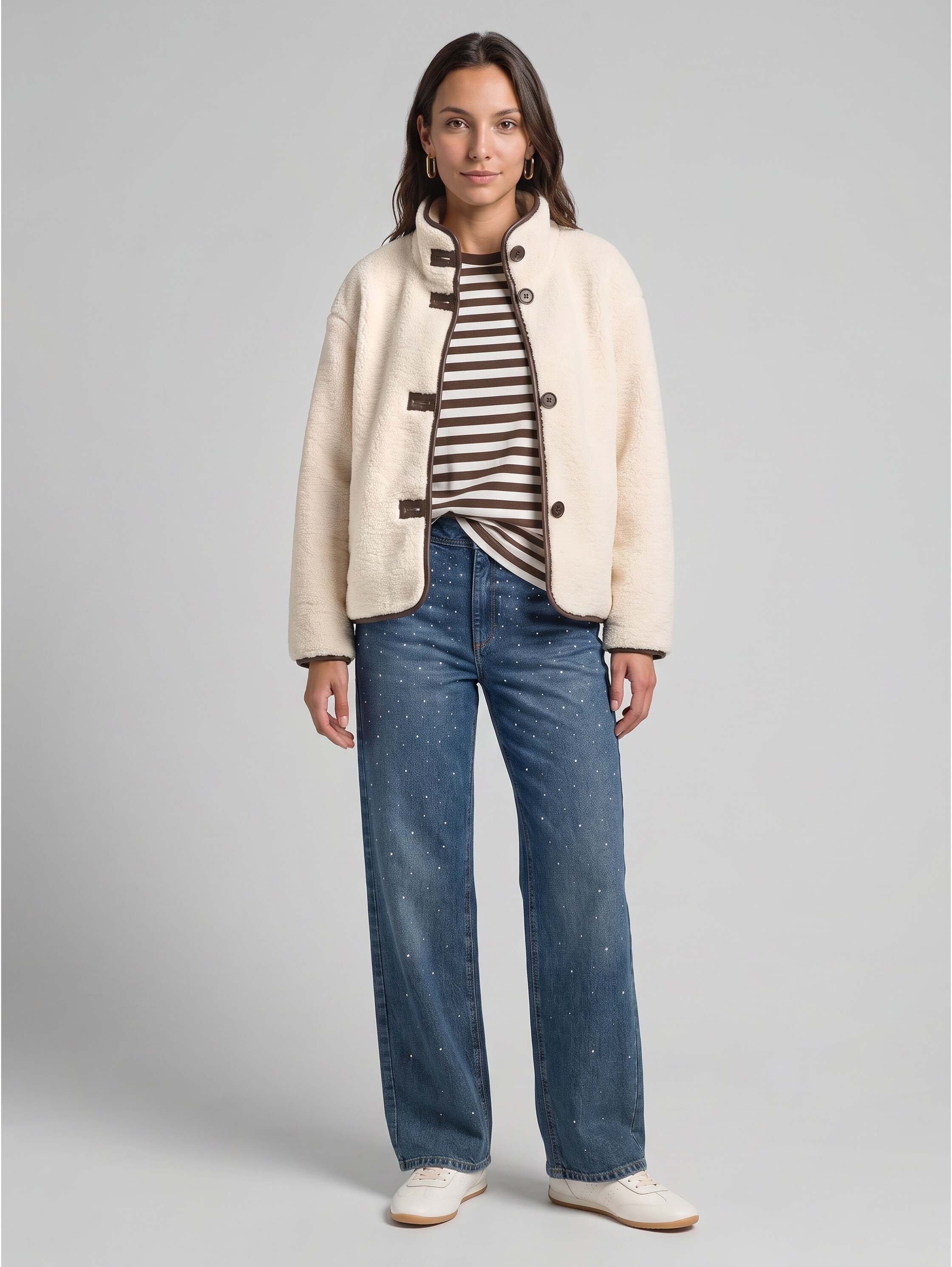 TOM TAILOR Denim Cabanjacke ohne Kapuze