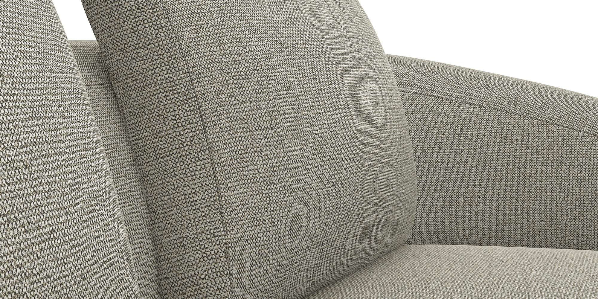 FLEXLUX Ecksofa »Torino, rund, L-Form, Sofa-Ecke mit Ottomane«, Modernes, organisches Sofa-Design, Kaltschaum, Wellenunterfederung
