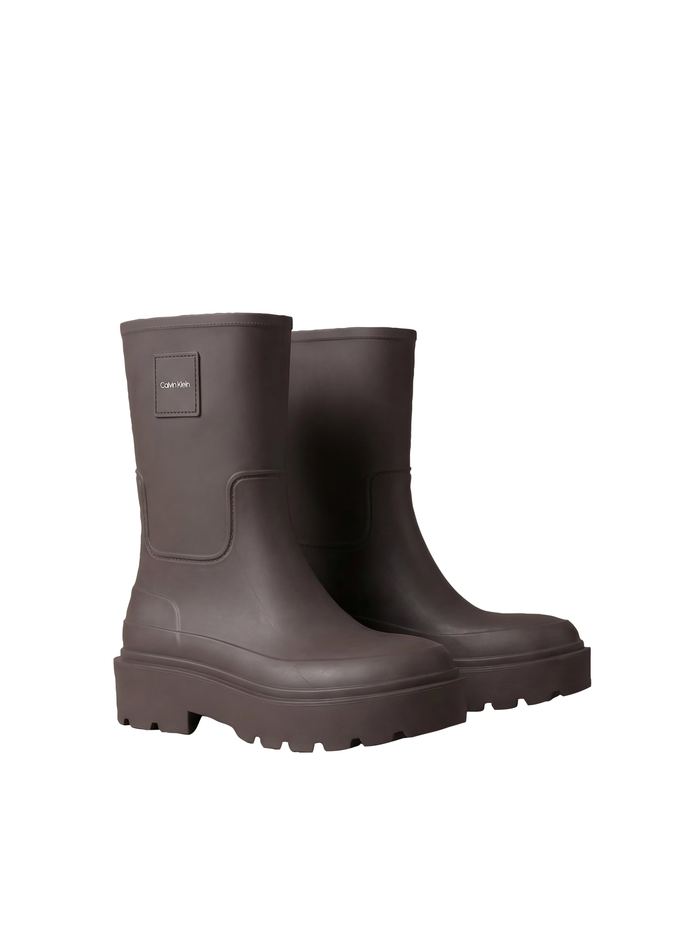 Calvin Klein "RAINBOOT RUBBER" Regenstiefel, Regenboots mit Plateausohle und Logoschriftzug