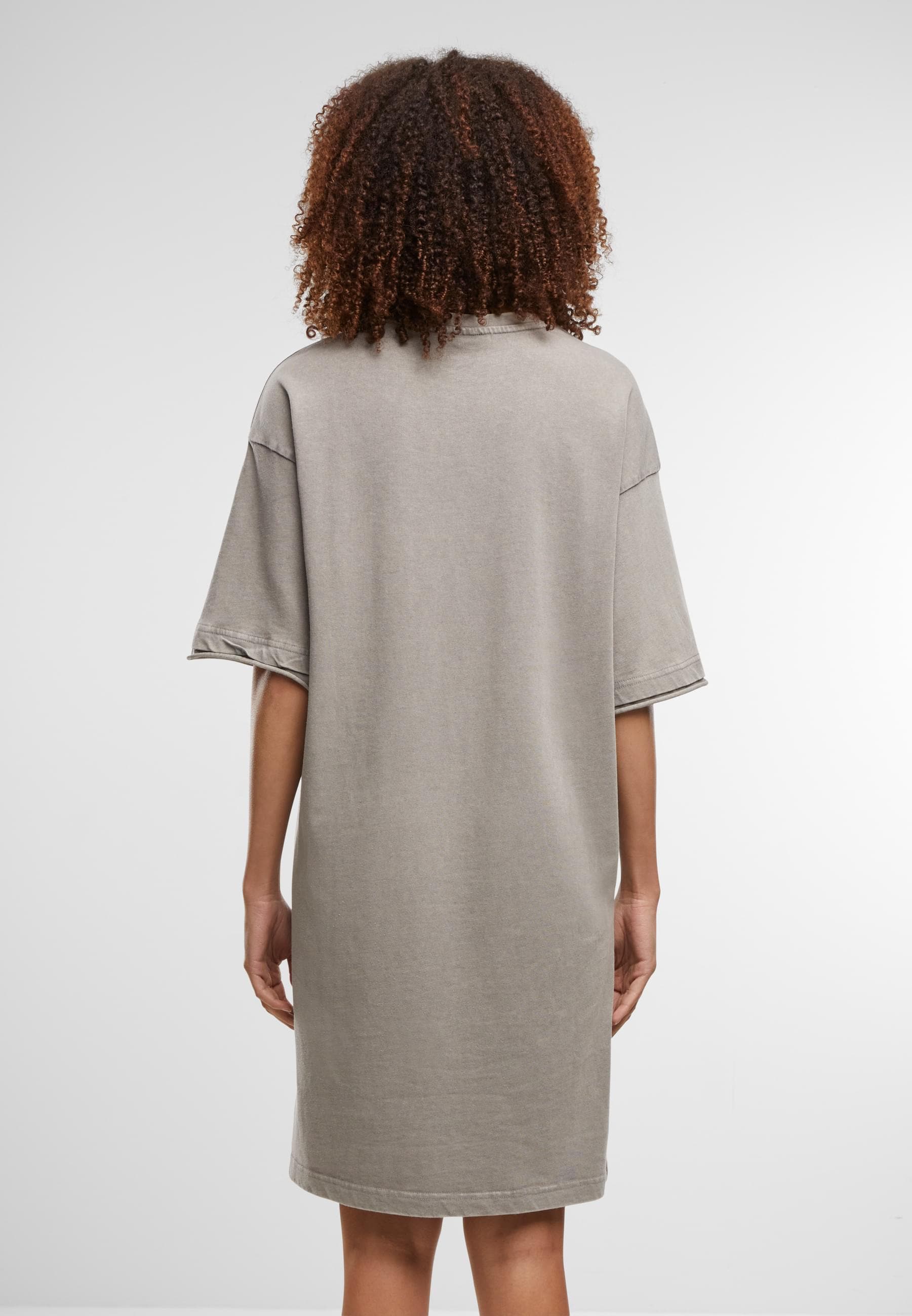 URBAN CLASSICS Shirtkleid »Urban Classics Ladies Washed Jersey T-Shirt Dress«, (1 tlg.)