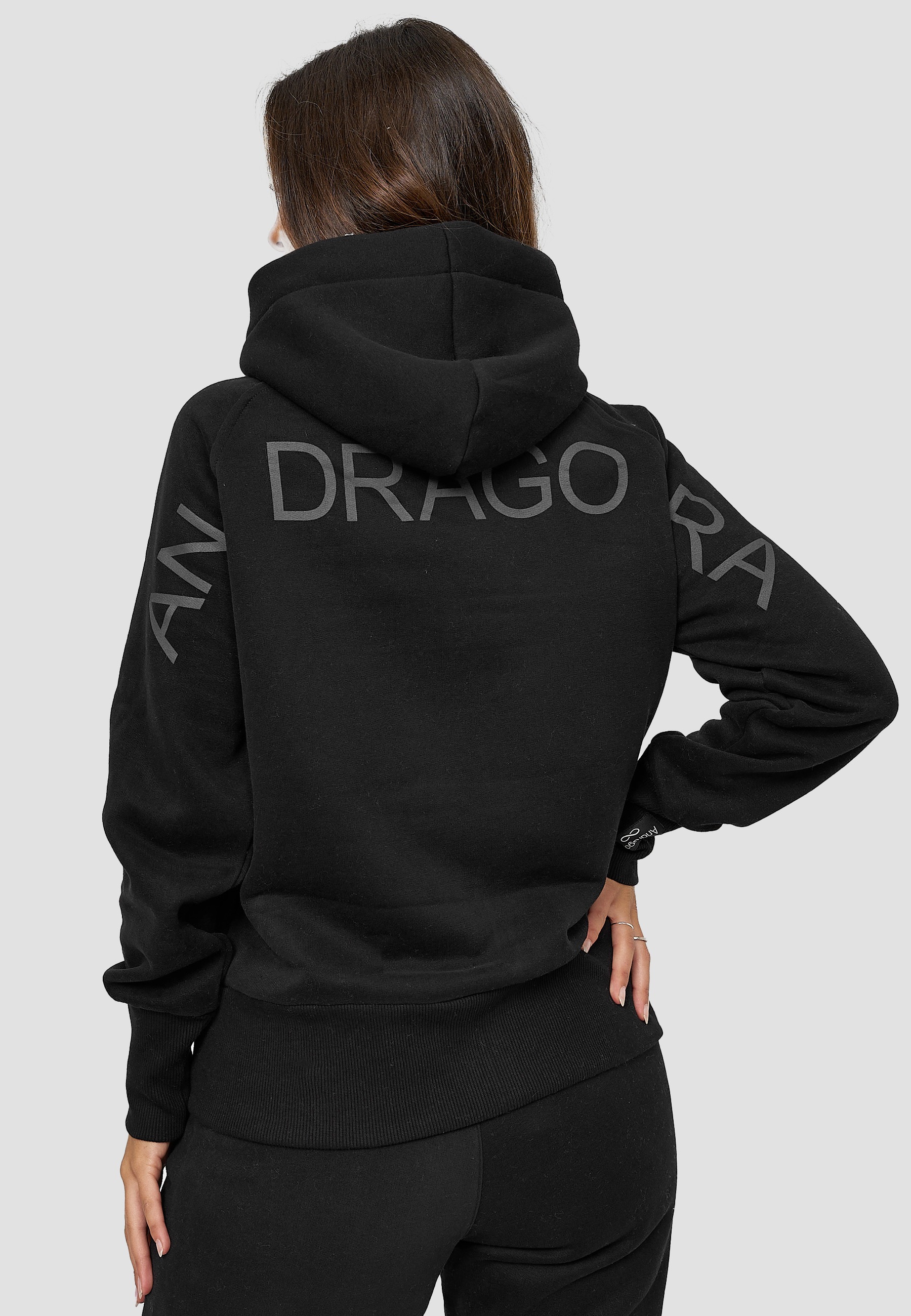 Decay Sweatjacke, mit kleiner Stickerei