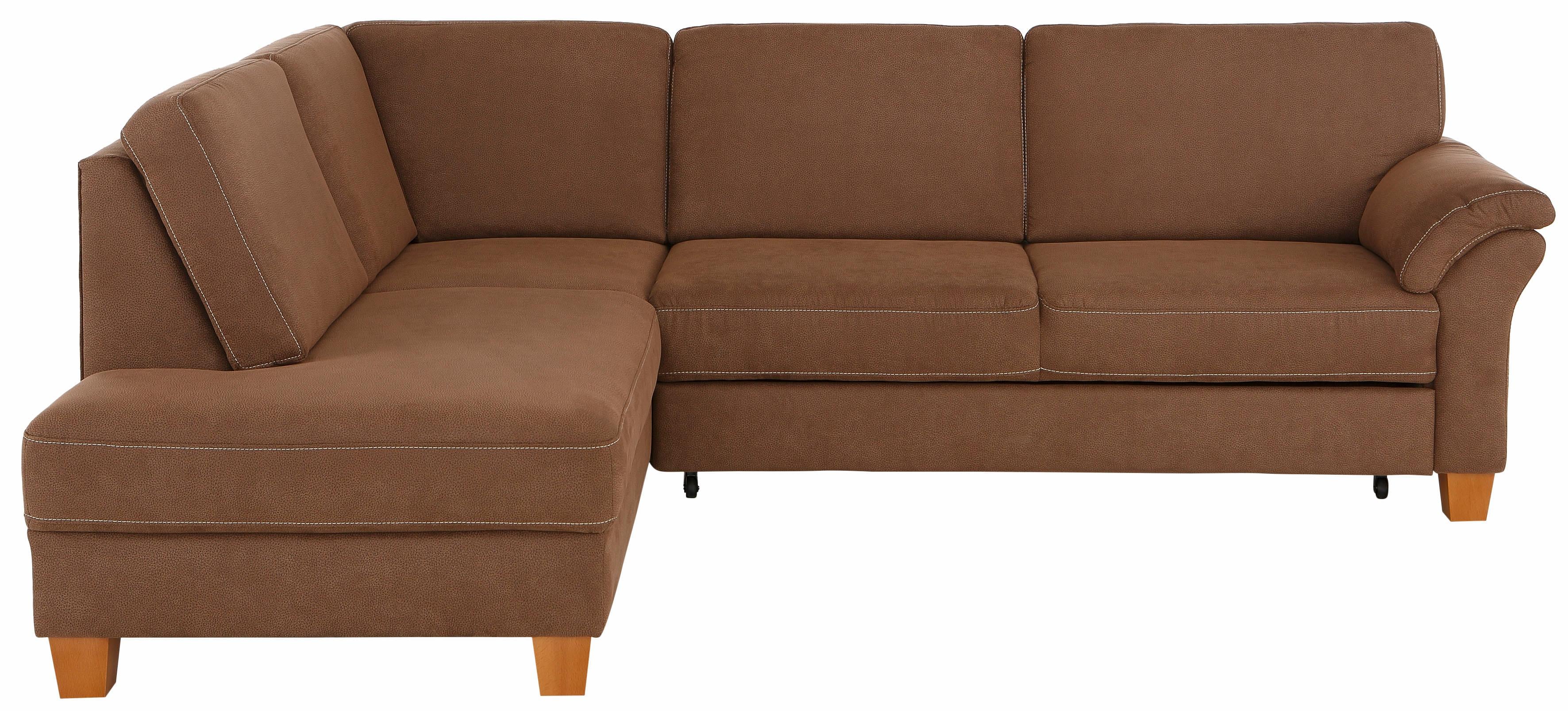 OTTO home Ecksofa "Borkum L-Form, B: 249 cm - OTTO. Verlässliche Qualität." mit Schlaffunktion, Eckcouch mit Federkern