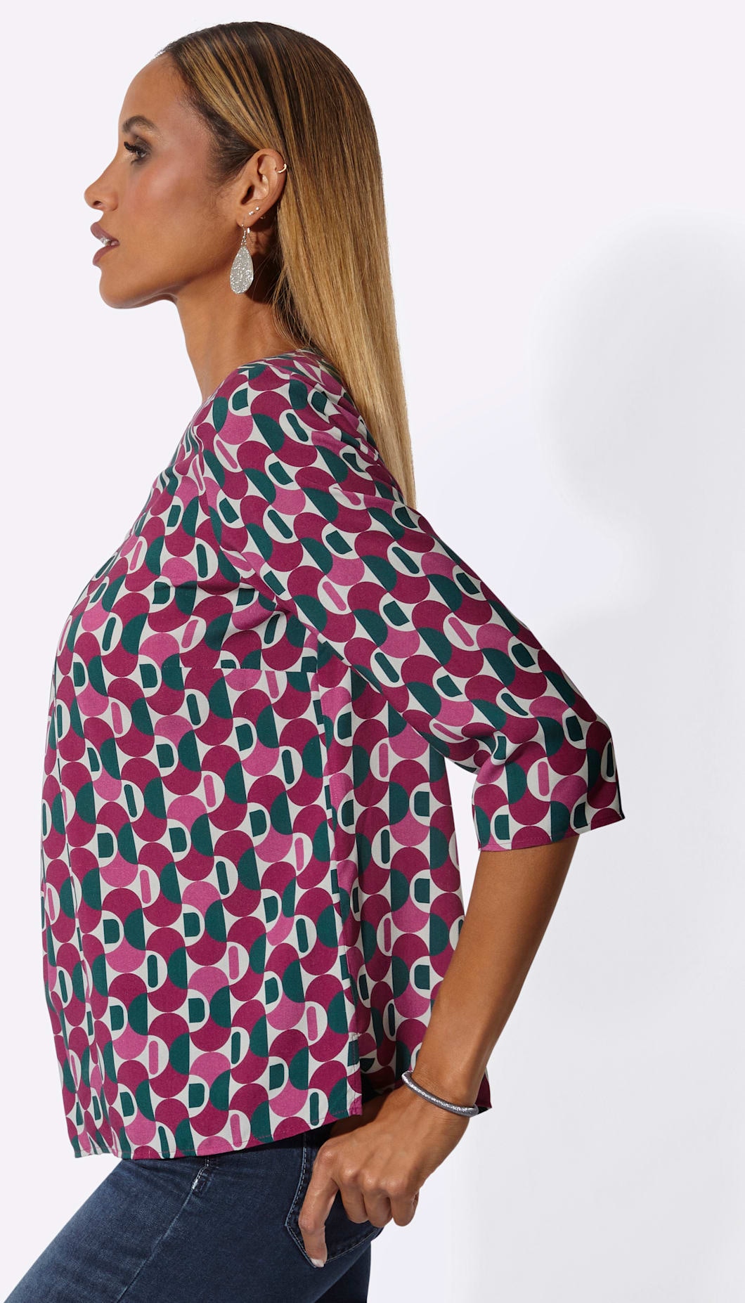 creation L Druckbluse
