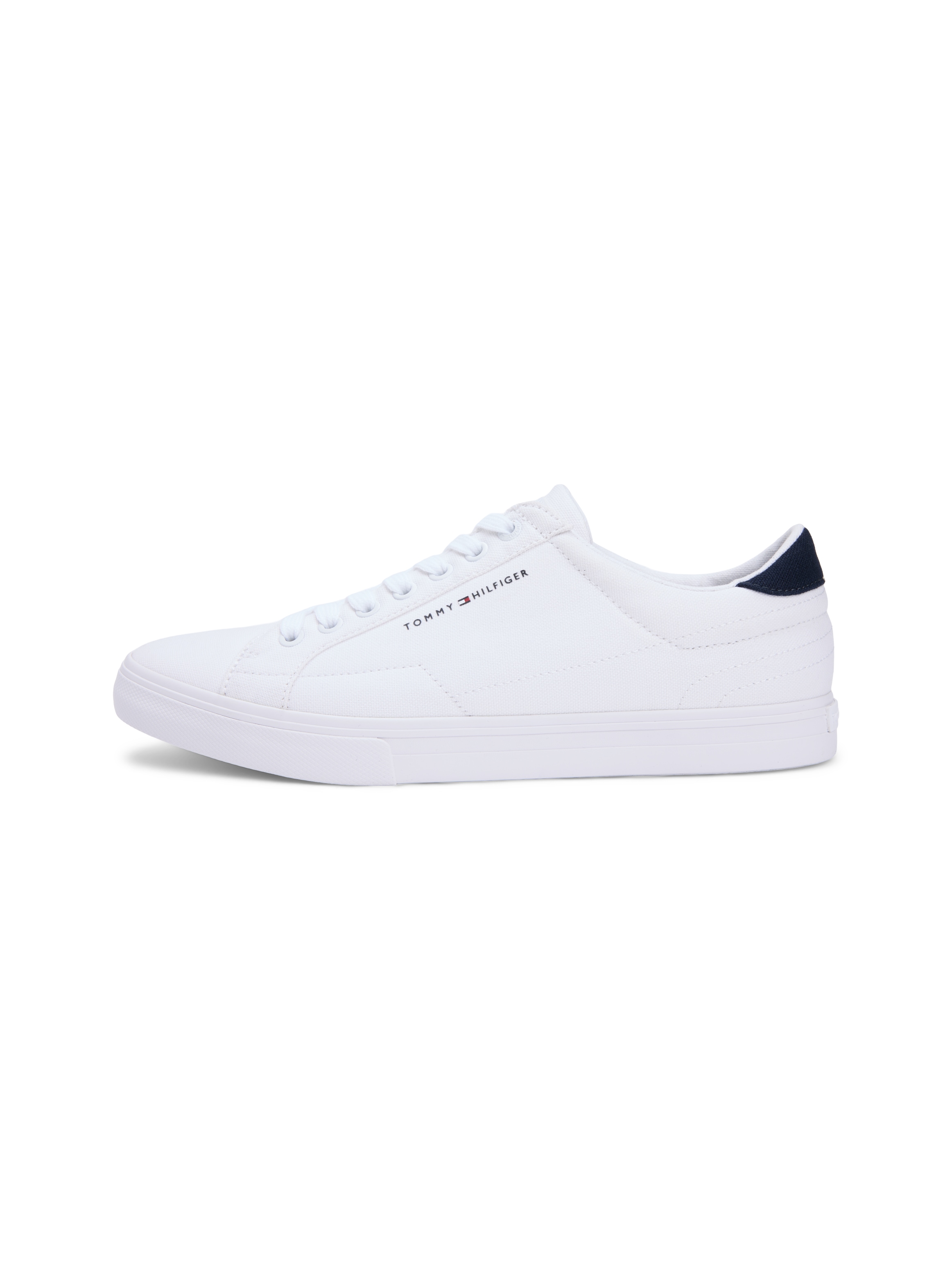 Tommy Hilfiger Sneaker »VULC CORE LONG LACE«  Freizeitschuh, Halbschuh, Schnürschuh mit Kontrastbesatz an der Ferse