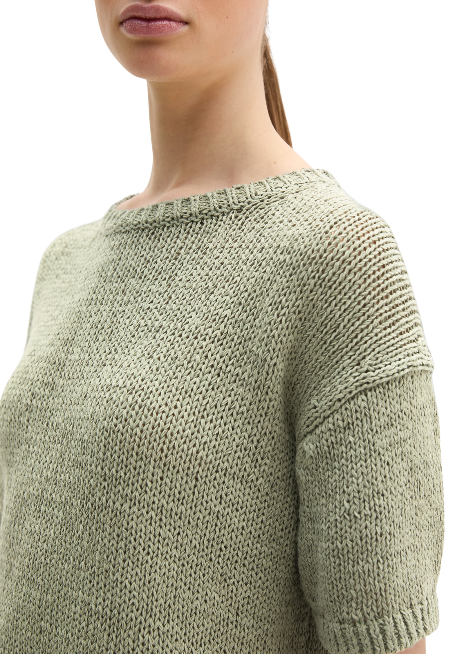 Marc O'Polo Strickpullover »aus Bändchengarn«