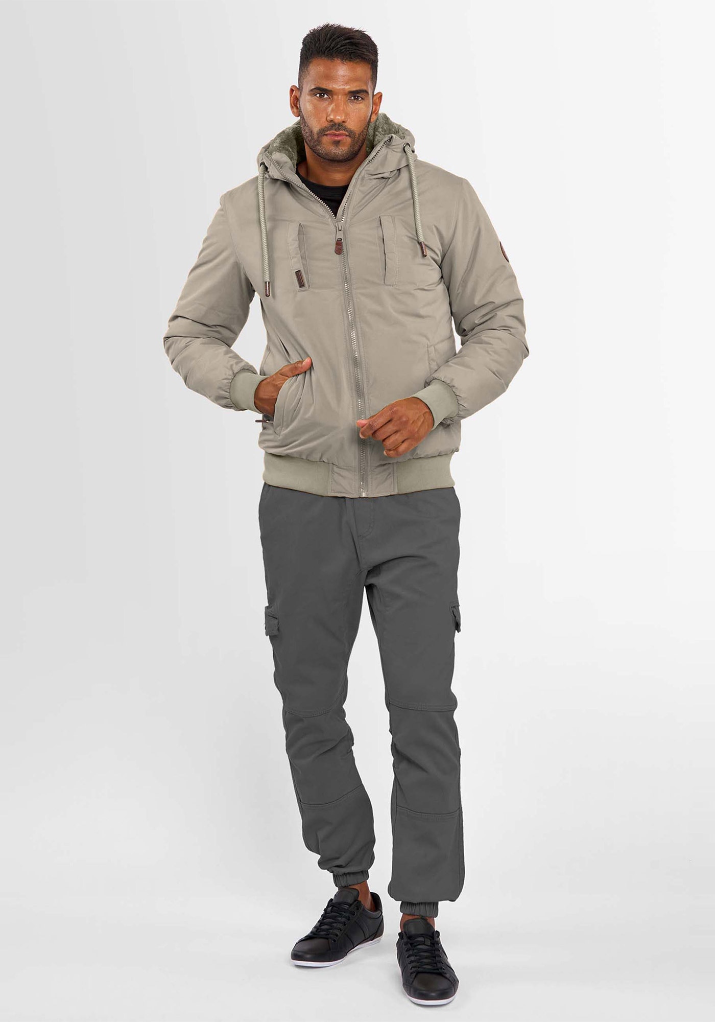Alessandro Salvarini Winterjacke "ASWeighty" mit weichem Teddyfell innen