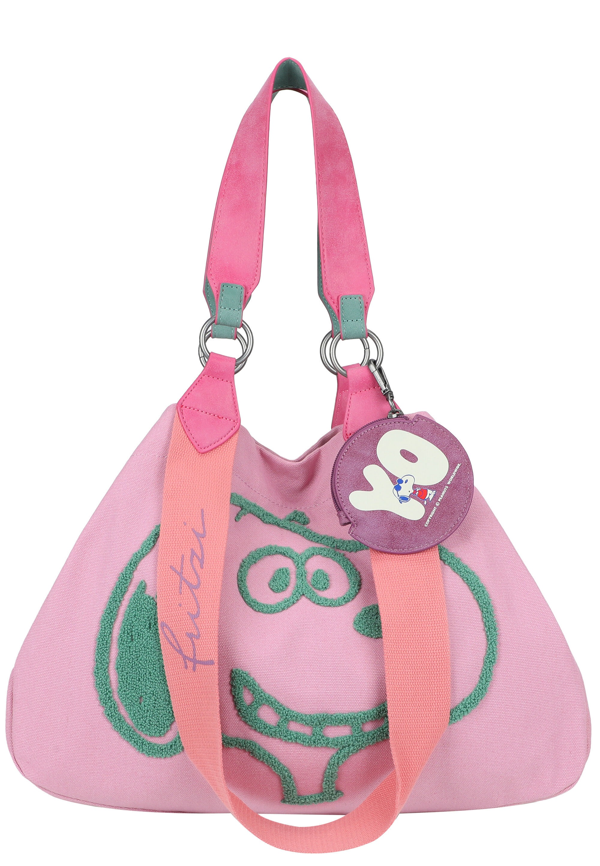Fritzi aus Preußen Shopper "PeanutsTM x fritzi Izzy Medium Smile Flocked" mit Peanuts-Motiv