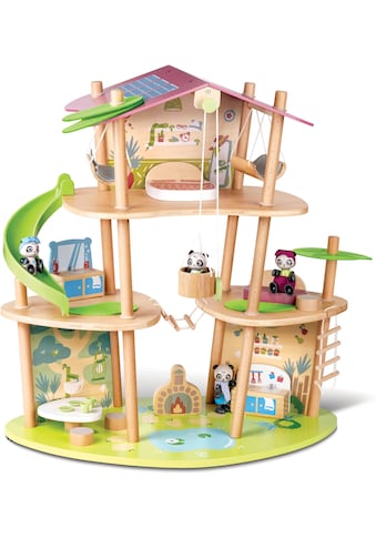 Puppenhaus »Holzspielzeug, Green Planet Explorer,Das Bambushaus der Pandas«, FSC®-...
