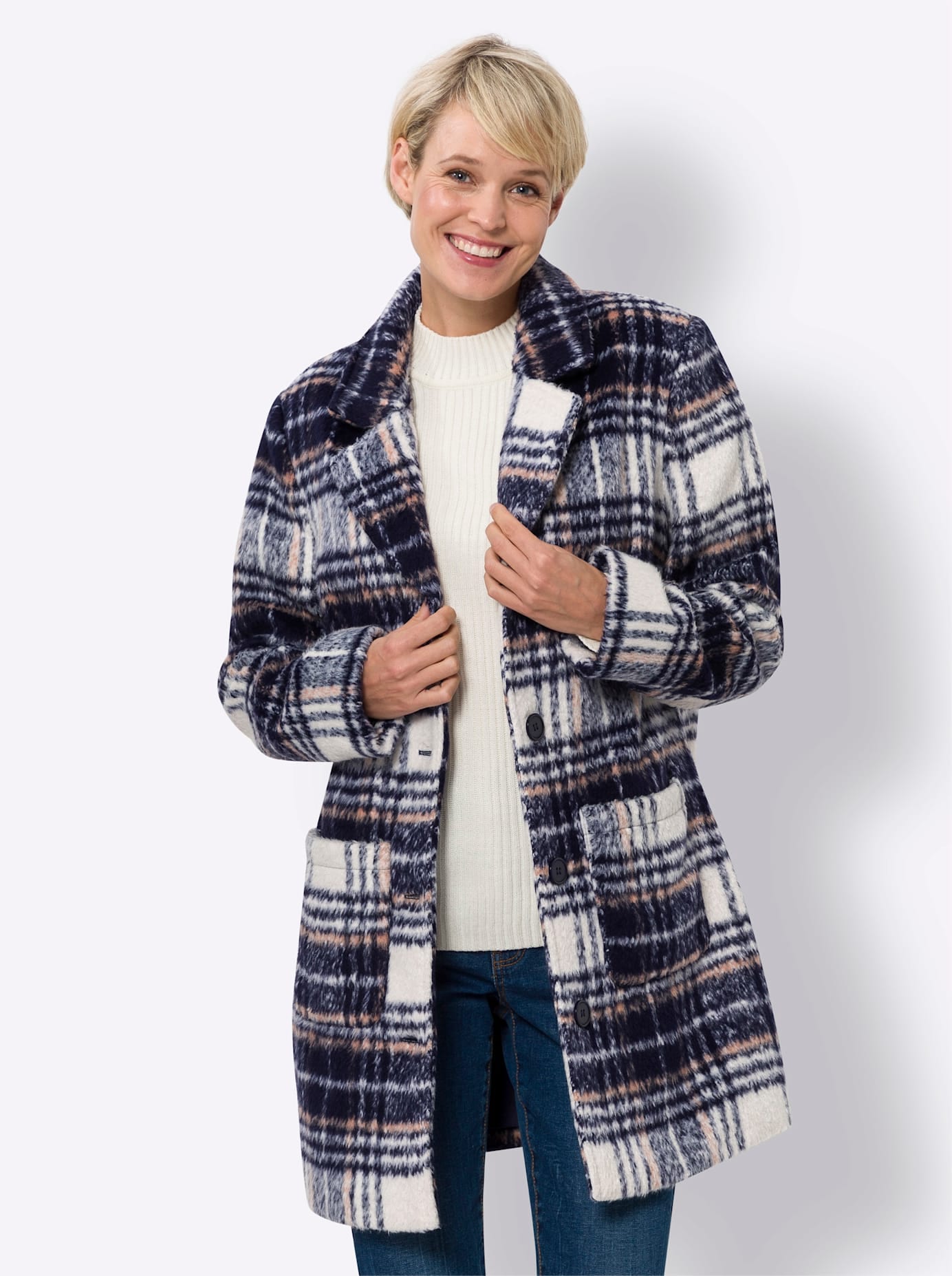 Classic Basics Langjacke, ohne Kapuze