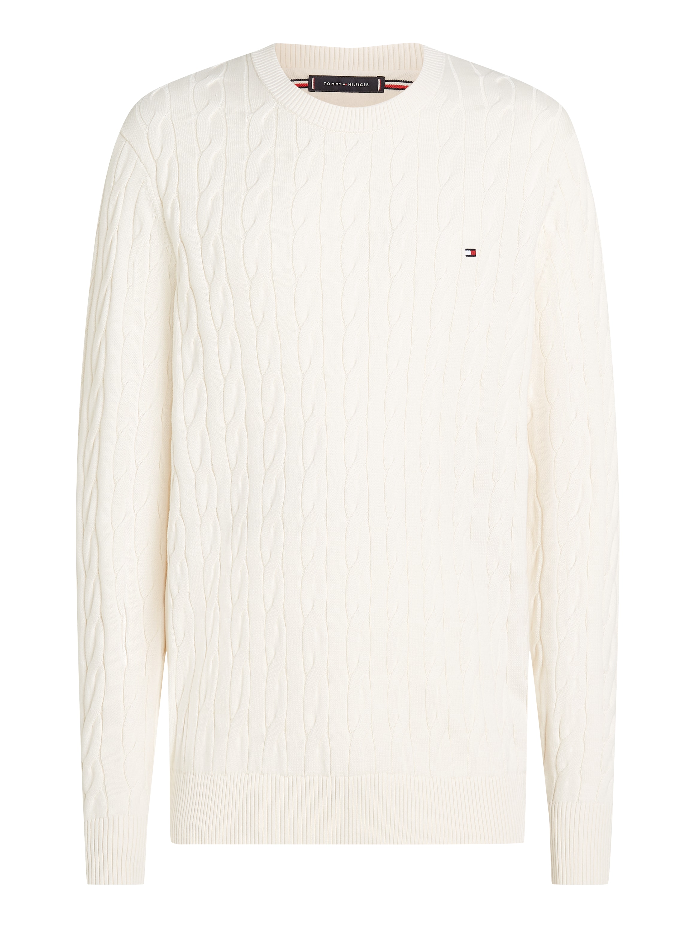 Tommy Hilfiger Strickpullover »CLASSIC CABLE CREW NECK«